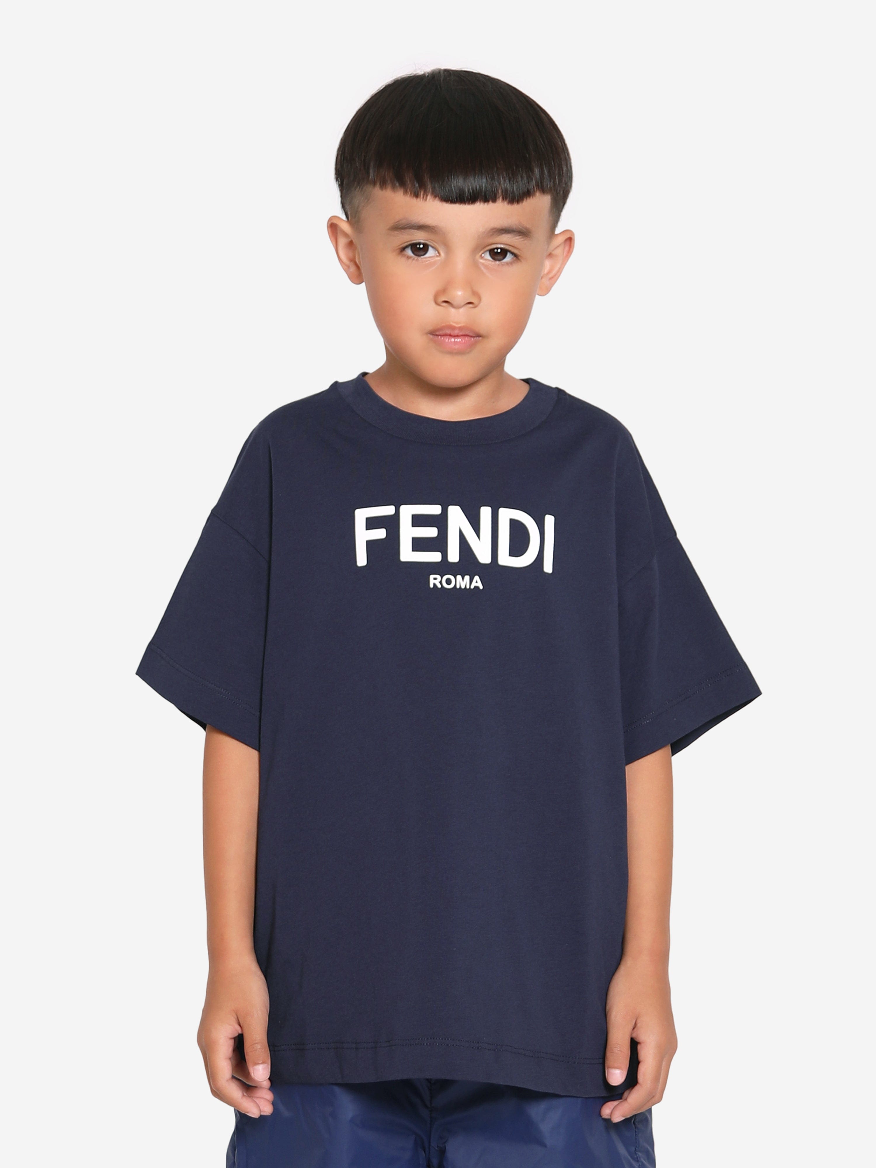 Fendi t deals shirt navy