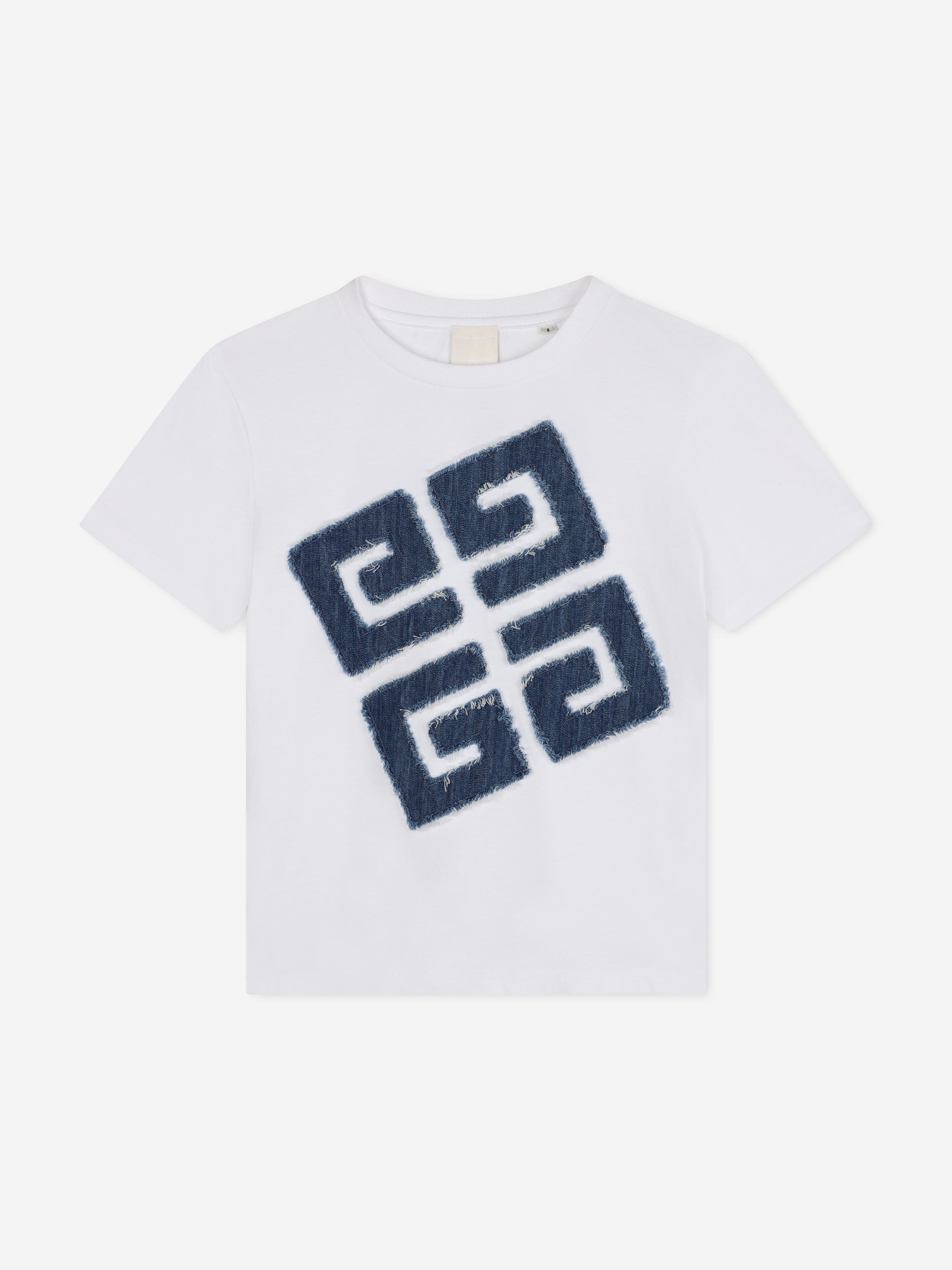 Organic Cotton Boys Givenchy Top Givenchy Kids Logo-print Organic