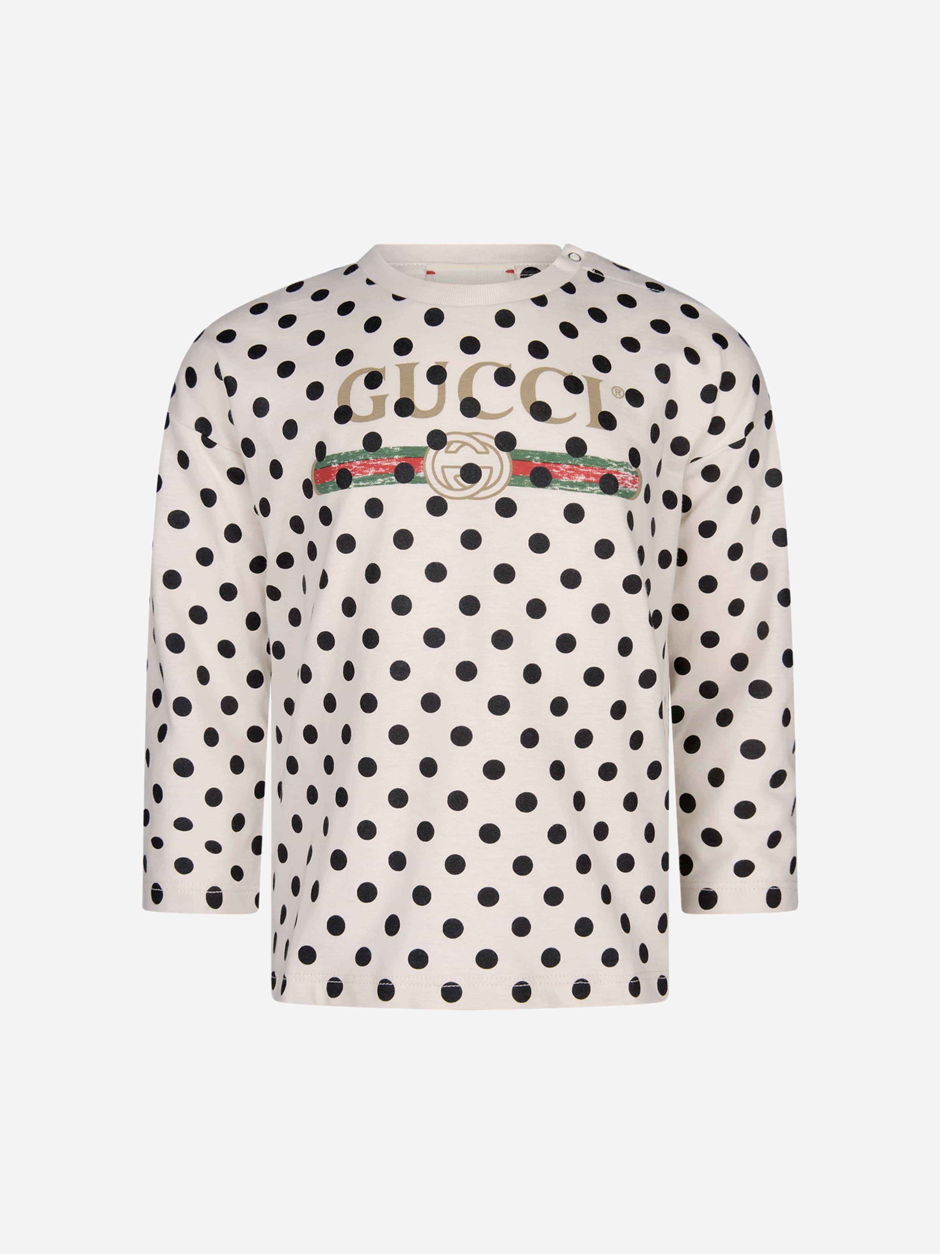 gucci polka dot t shirt