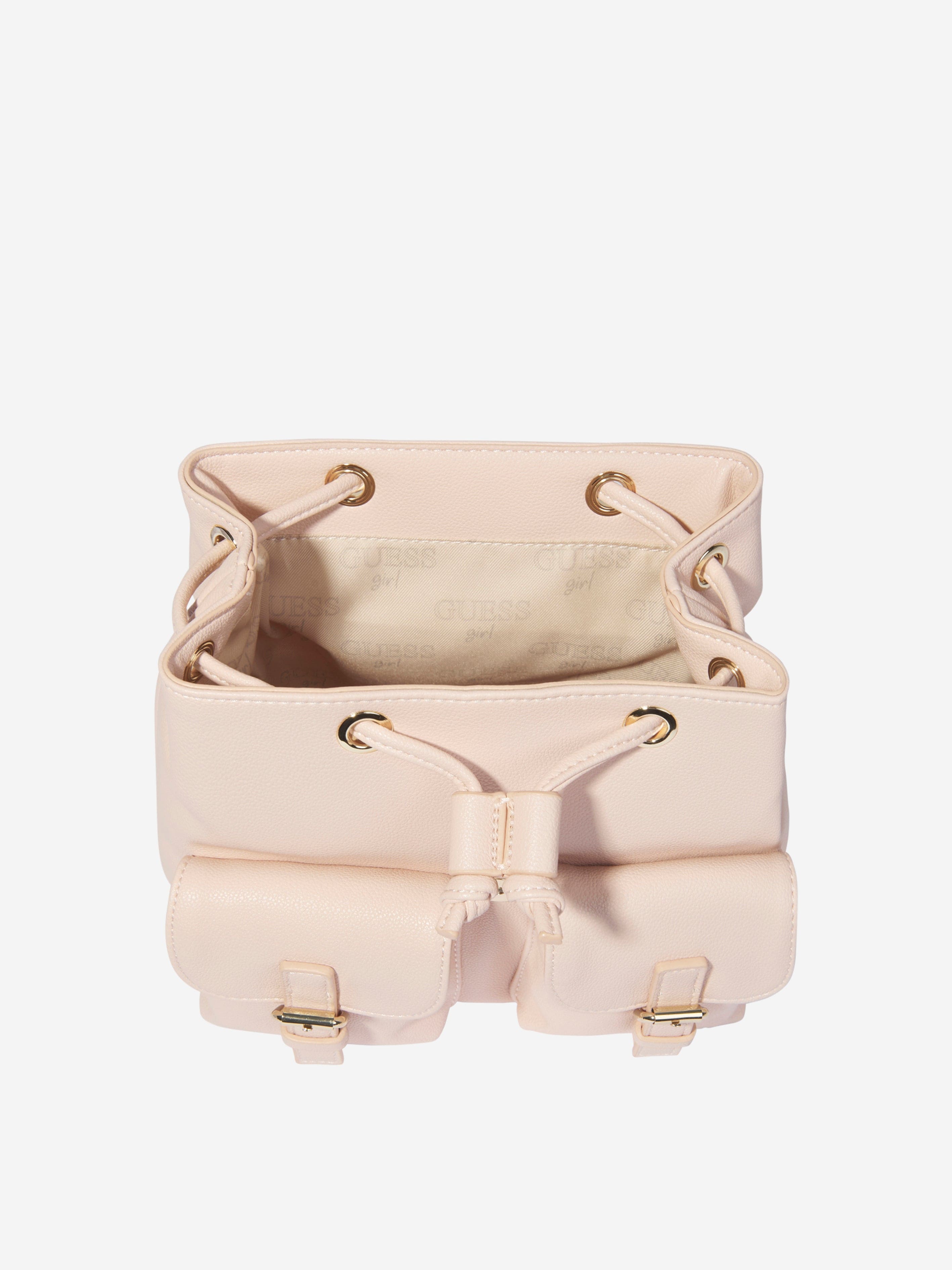 Light pink guess 2025 backpack