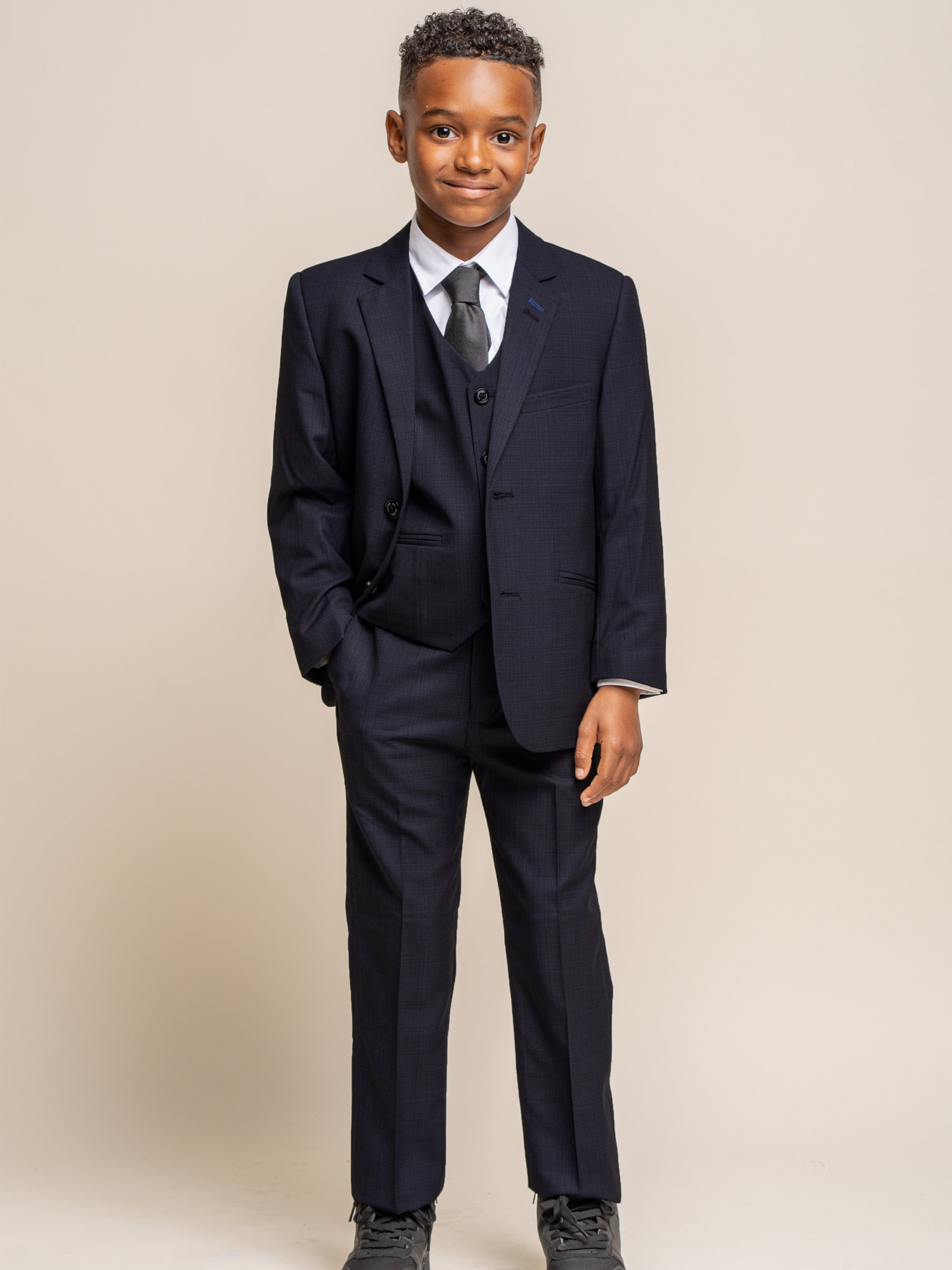 House Of Cavani Boys Seeba Suit in Navy Childsplay Clothing