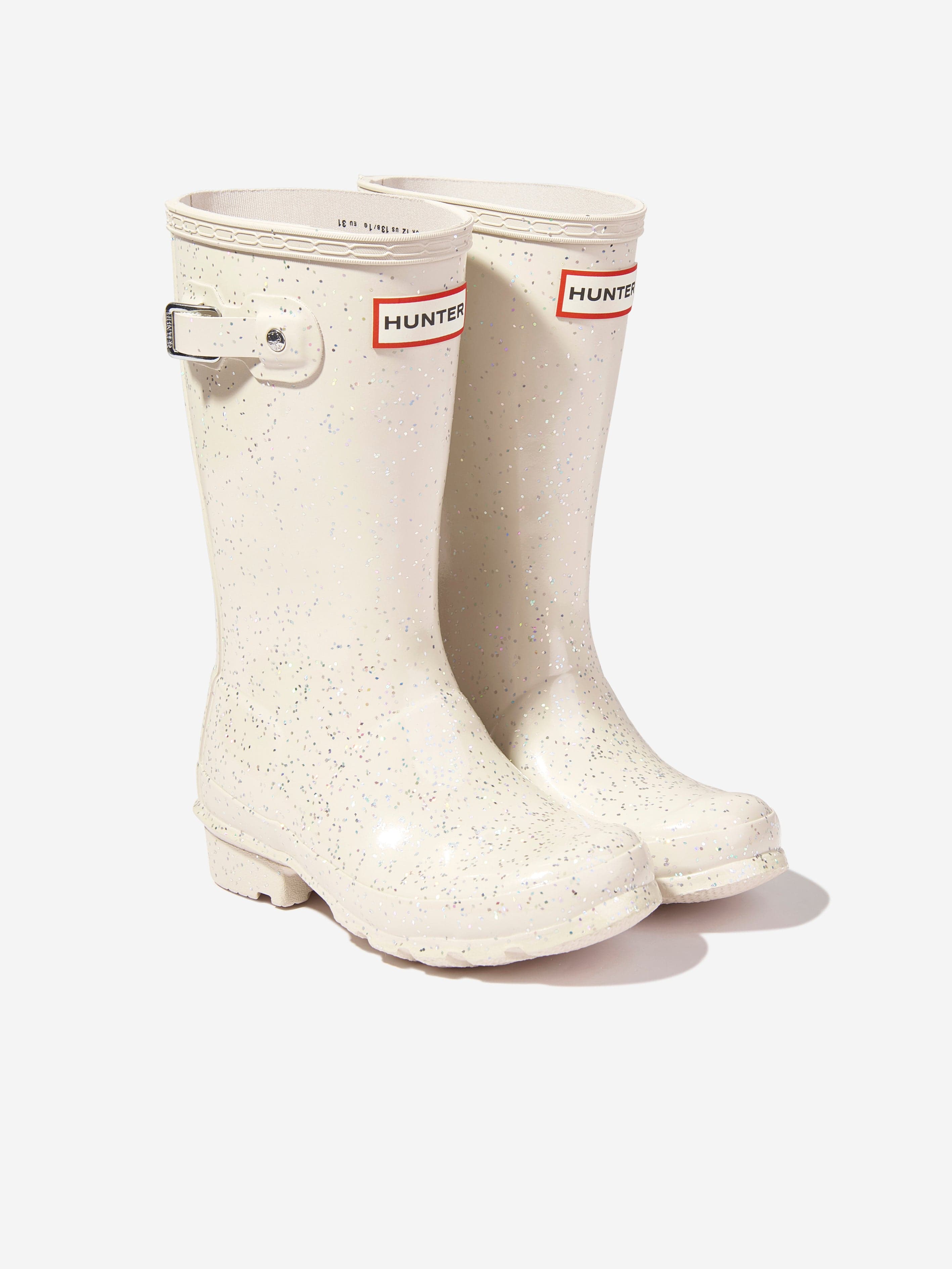 Hunter glitter rain boots womens hotsell