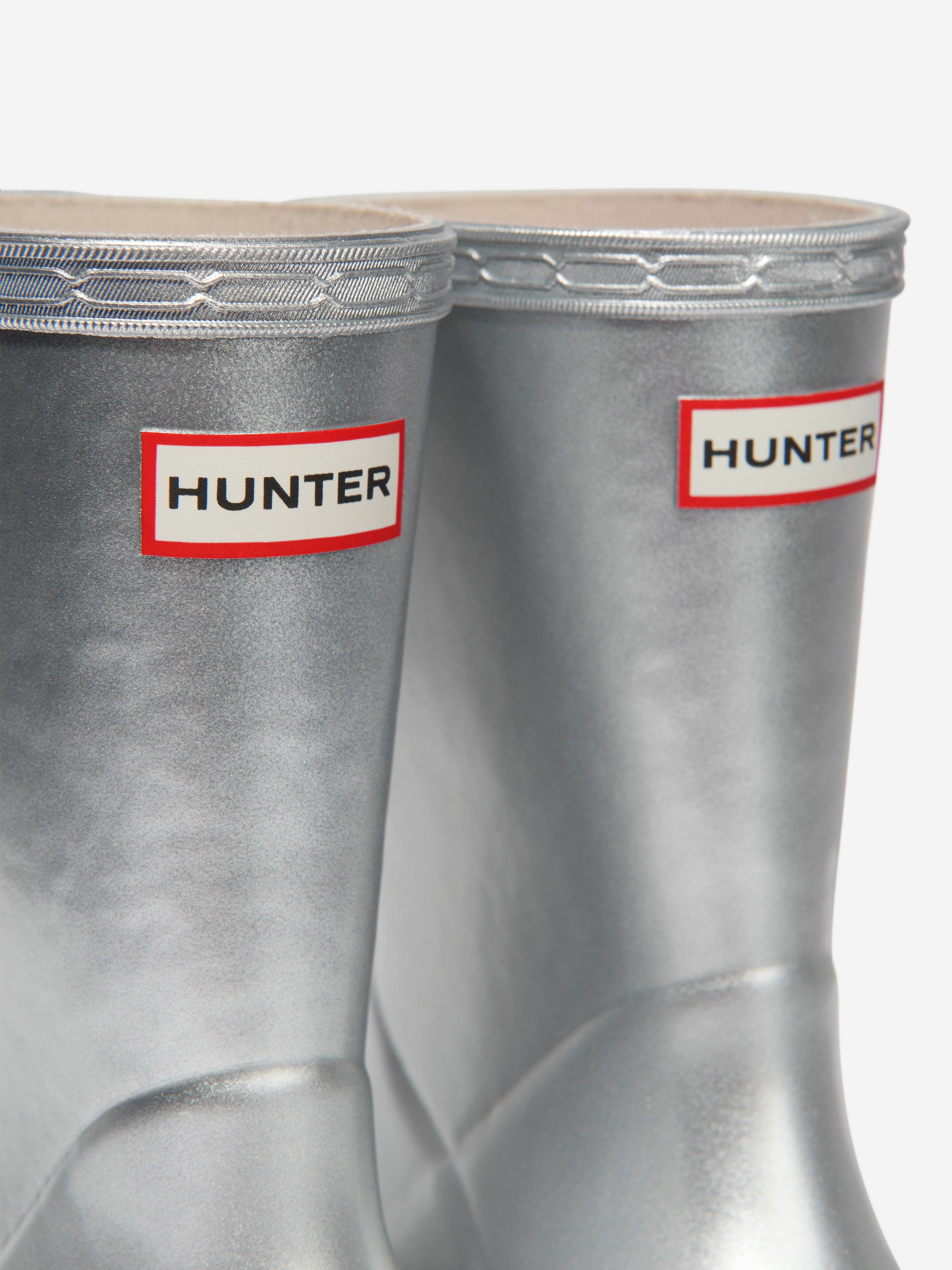 Hunter silver wellies outlet