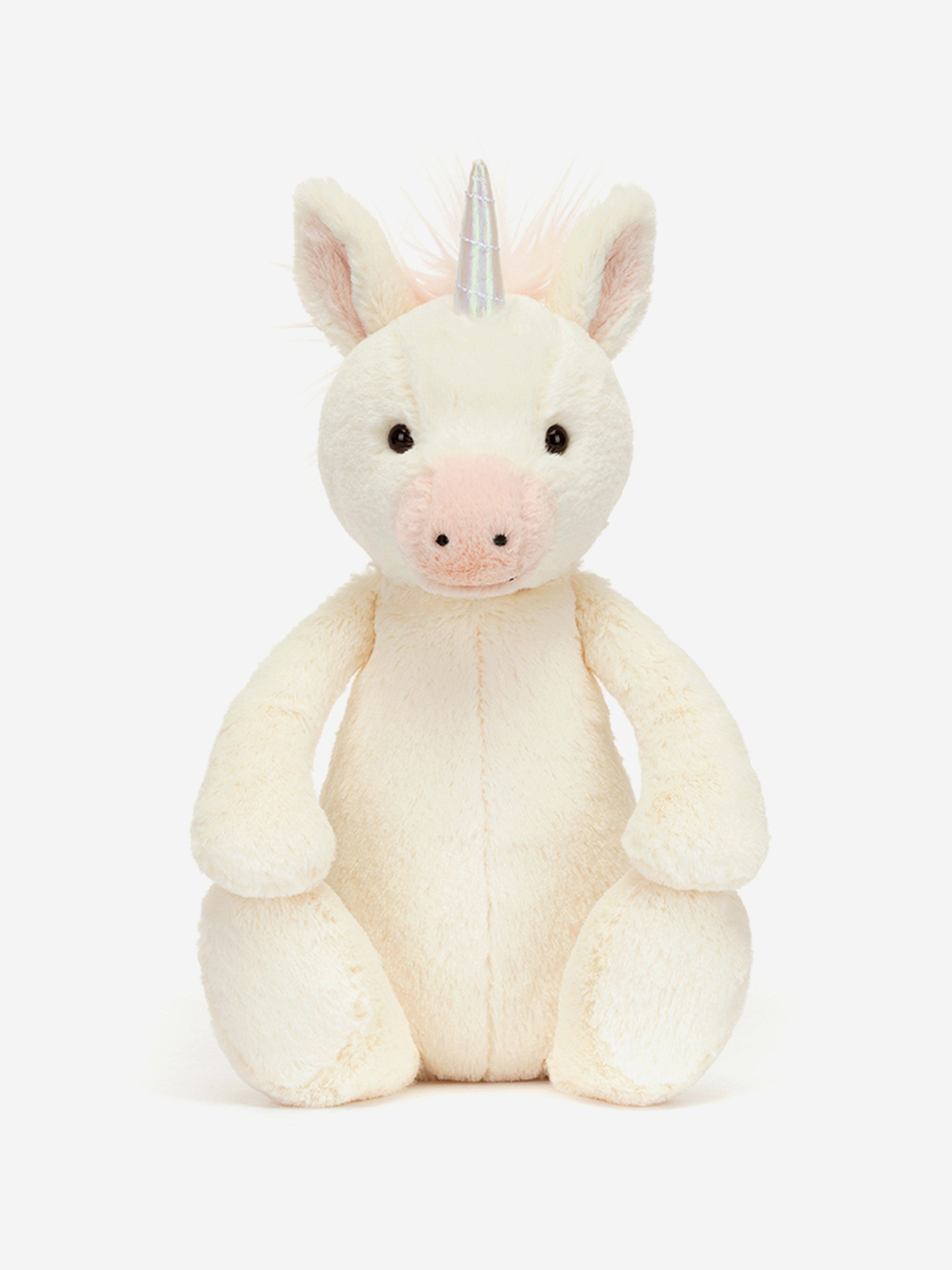 Jellycat Bashful Unicorn Original Soft Toy in White 31 CM