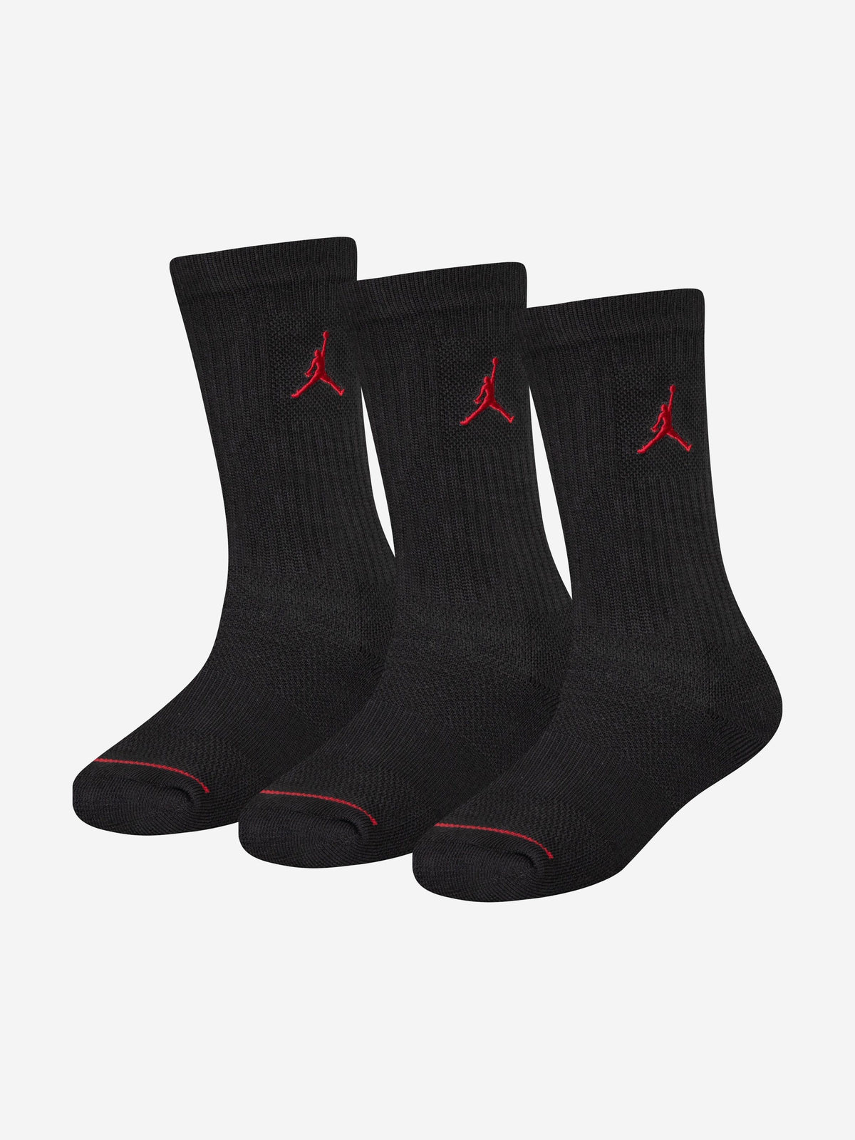 Jordan Kids Jumpman Crew Socks Set in Black | Childsplay Clothing UK