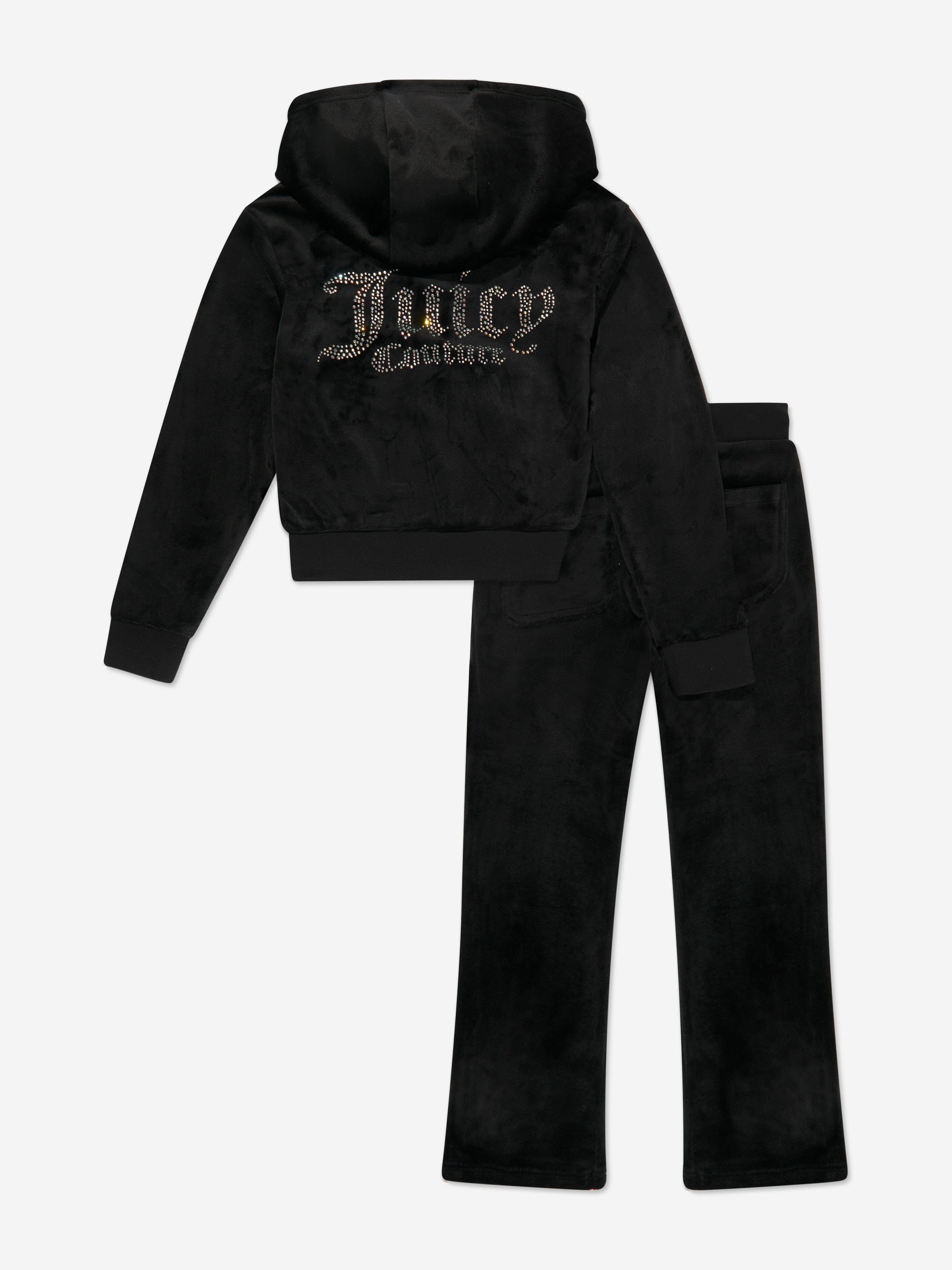 Juicy Couture Juicy Couture Girls Zip Up Bootcut Joggers