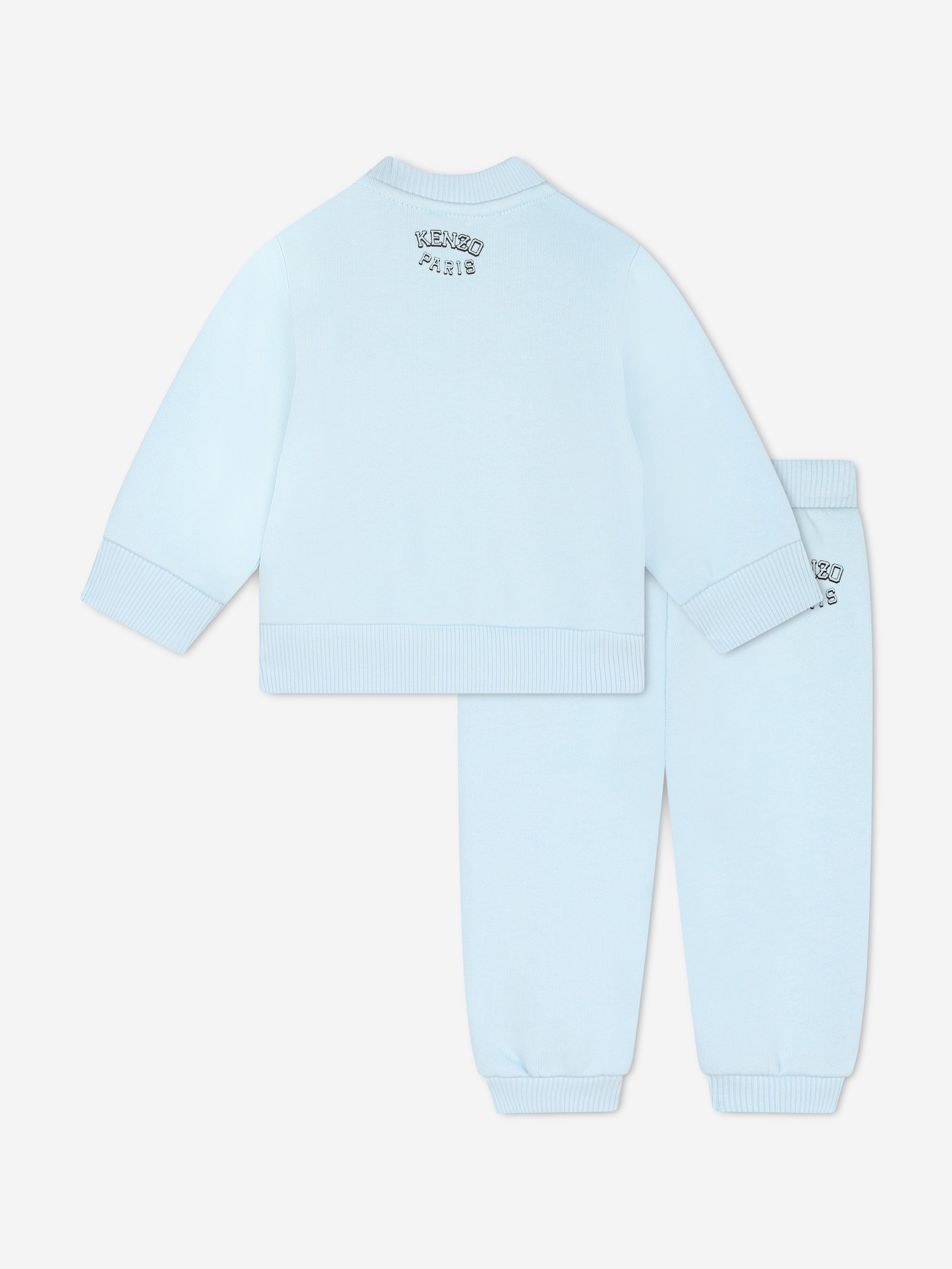 KENZO Baby Boys Tiger Logo Tracksuit in Blue