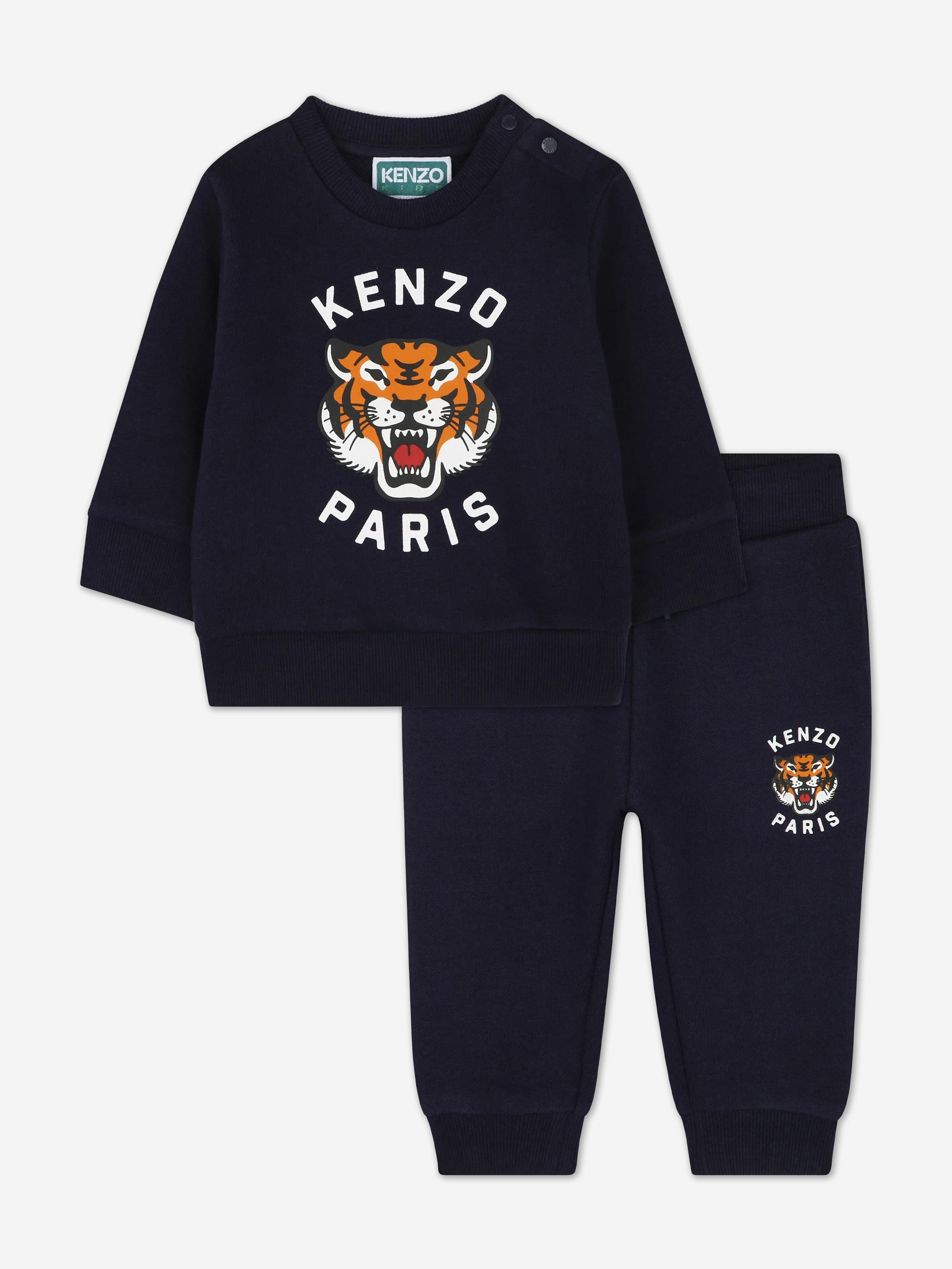 KENZO KIDS KENZO Baby Tiger Logo Tracksuit in Navy Childsplay