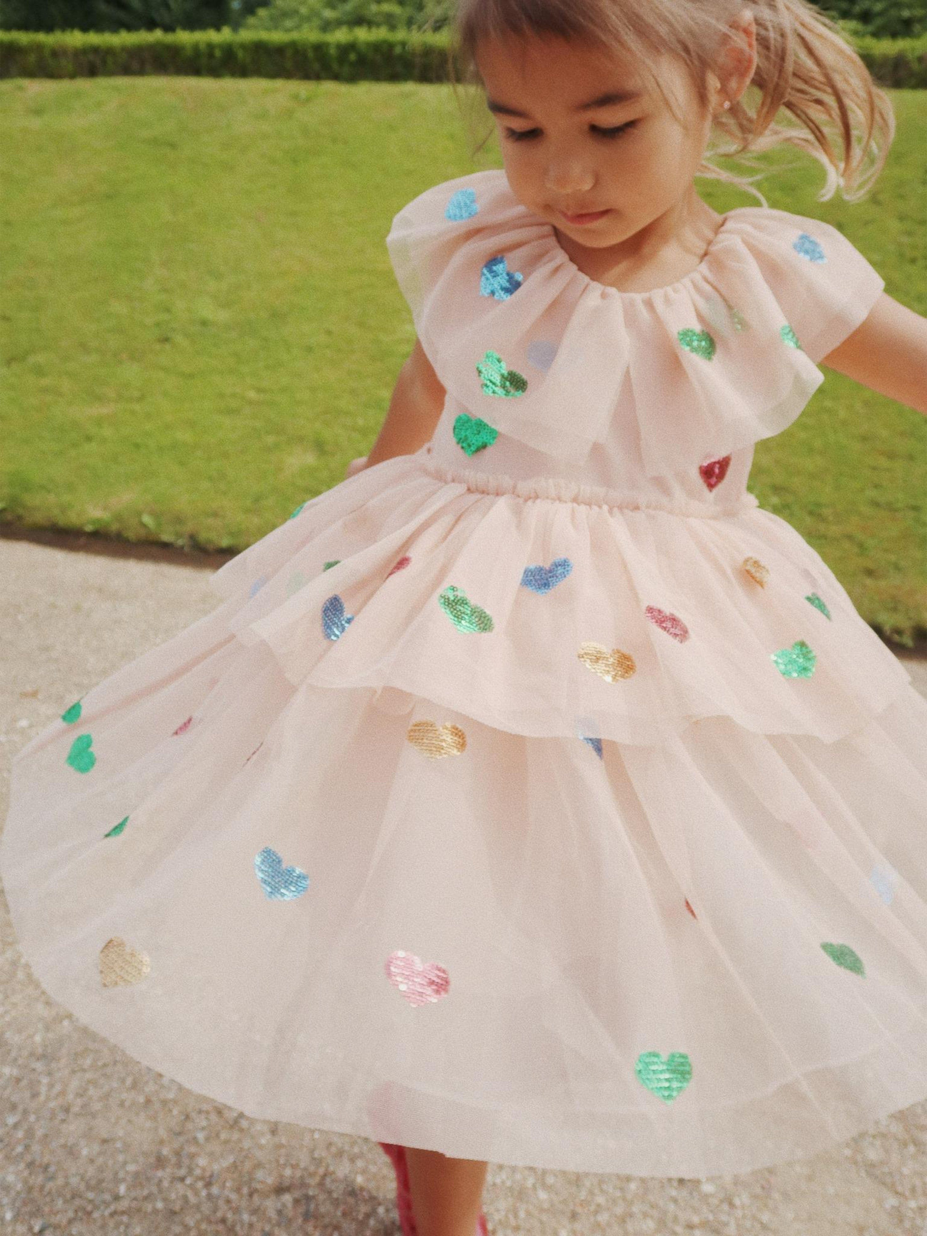 Konges Sløjd Girls Yvonne Fairy Dress in Pink | Childsplay Clothing