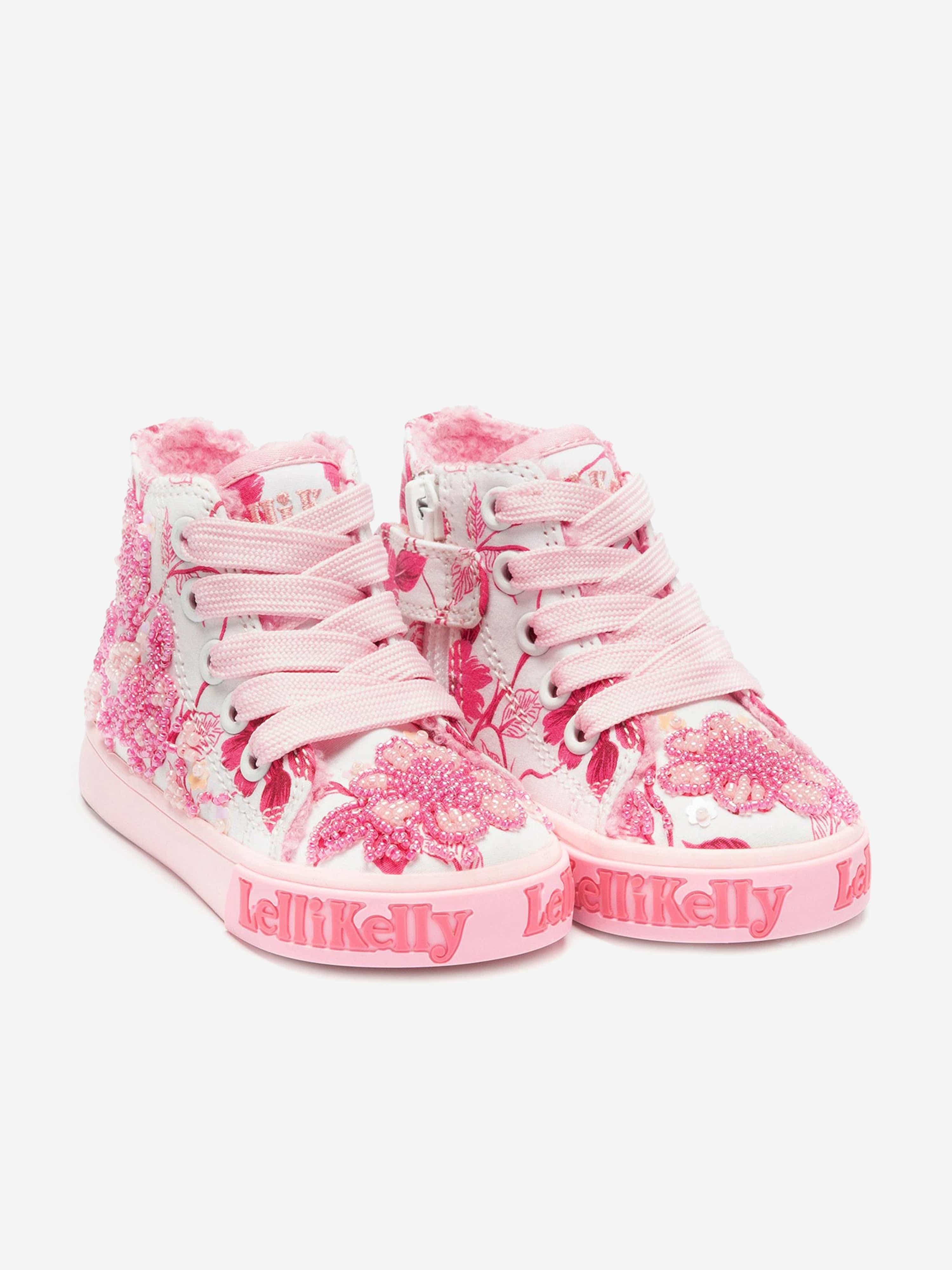 Lelli Kelly Girls Brooke Mid Baseball Boots in Pink Childsplay Clothing