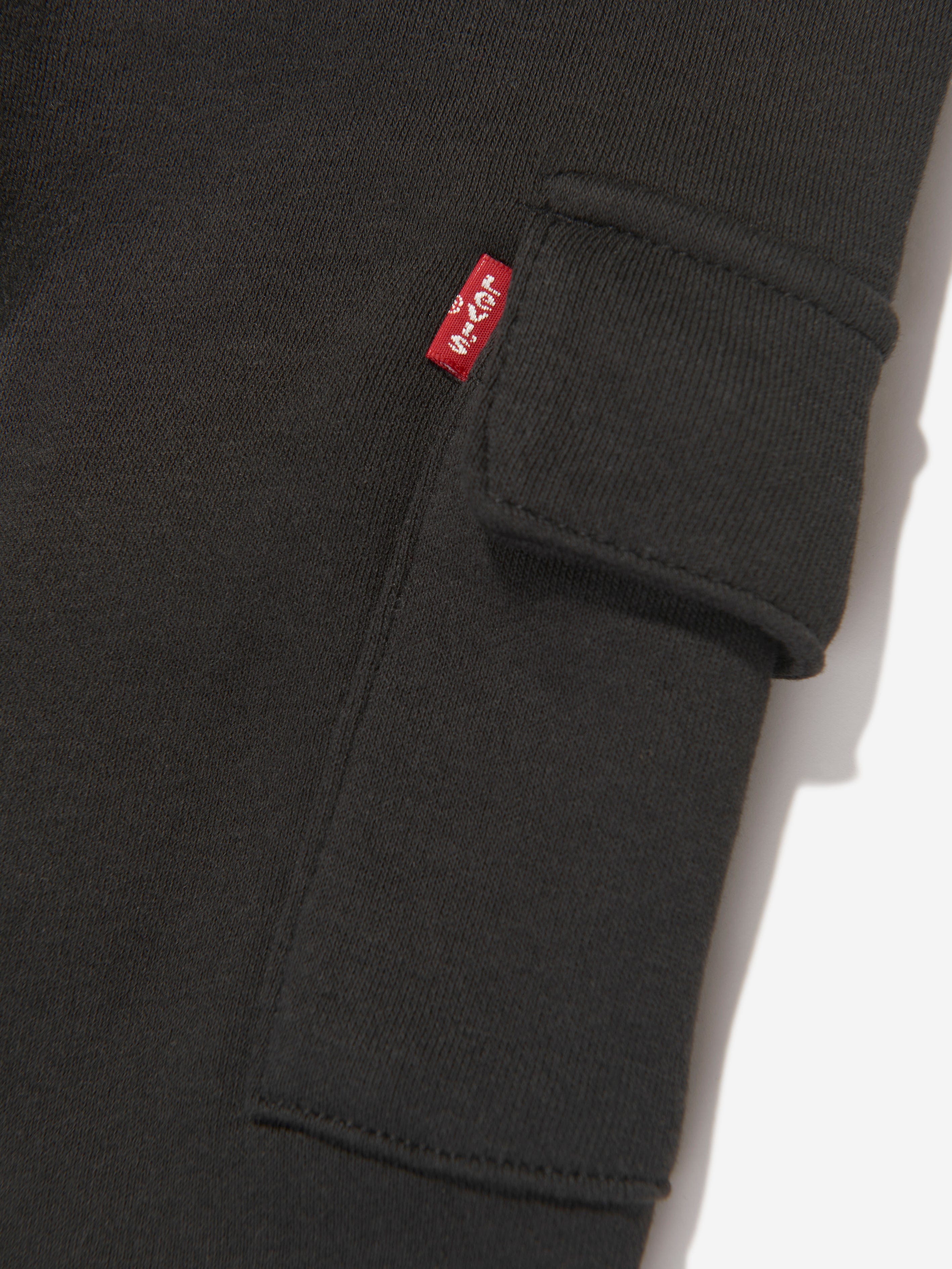 Levi s Wear Boys Utility Cargo Joggers in Black