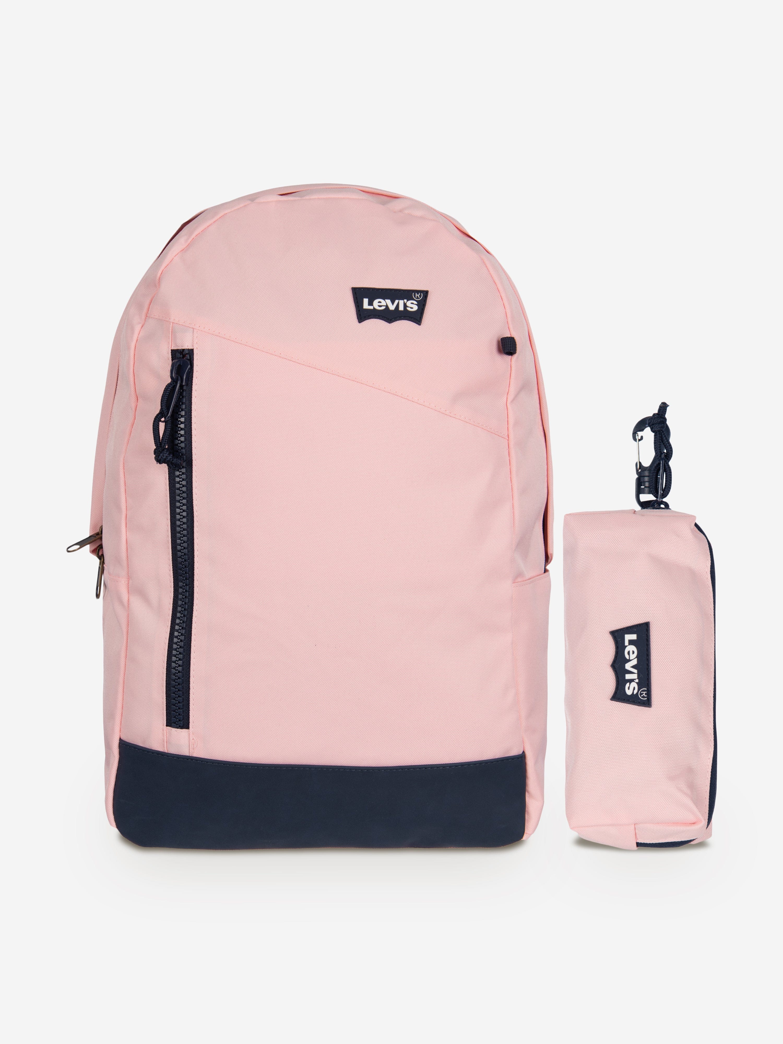 Levi's Graphic Backpack – Grey & Pink, One Size, With Laptop Sleeve & Front Pocket For School Or Travel - View #4