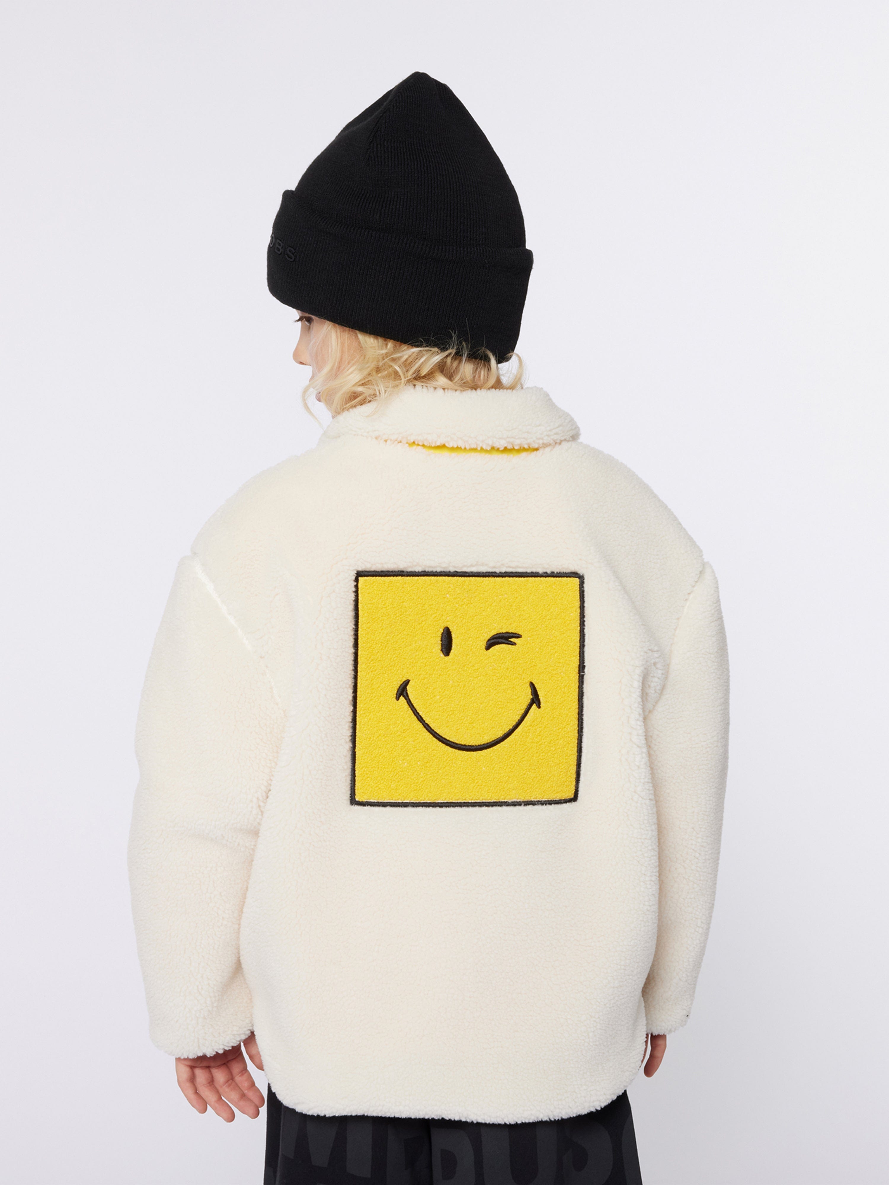 Reversible smiley bomber jacket hotsell