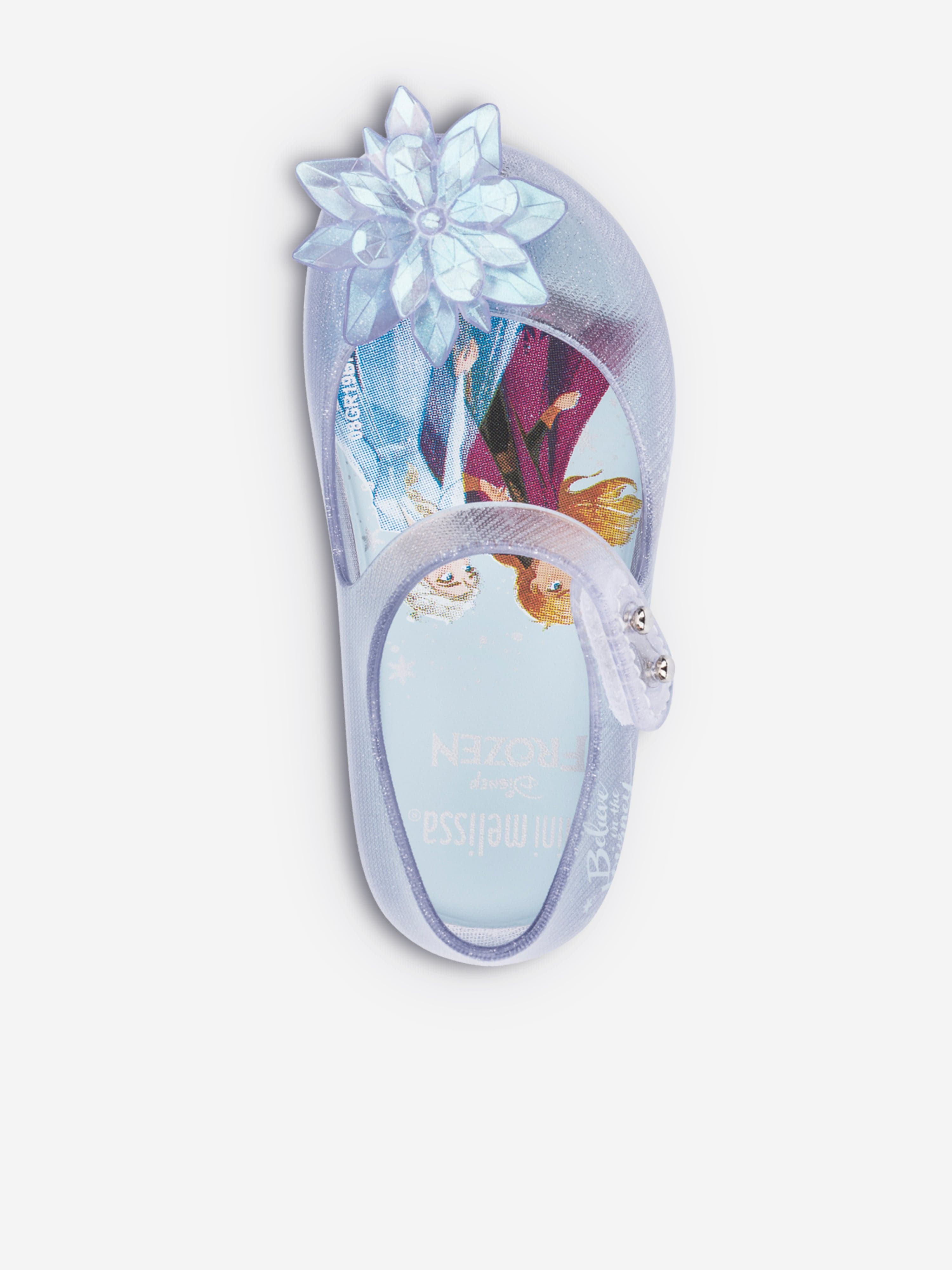 Mini Melissa Mini Melissa Girls Ultragirl Frozen Shoes in Blue