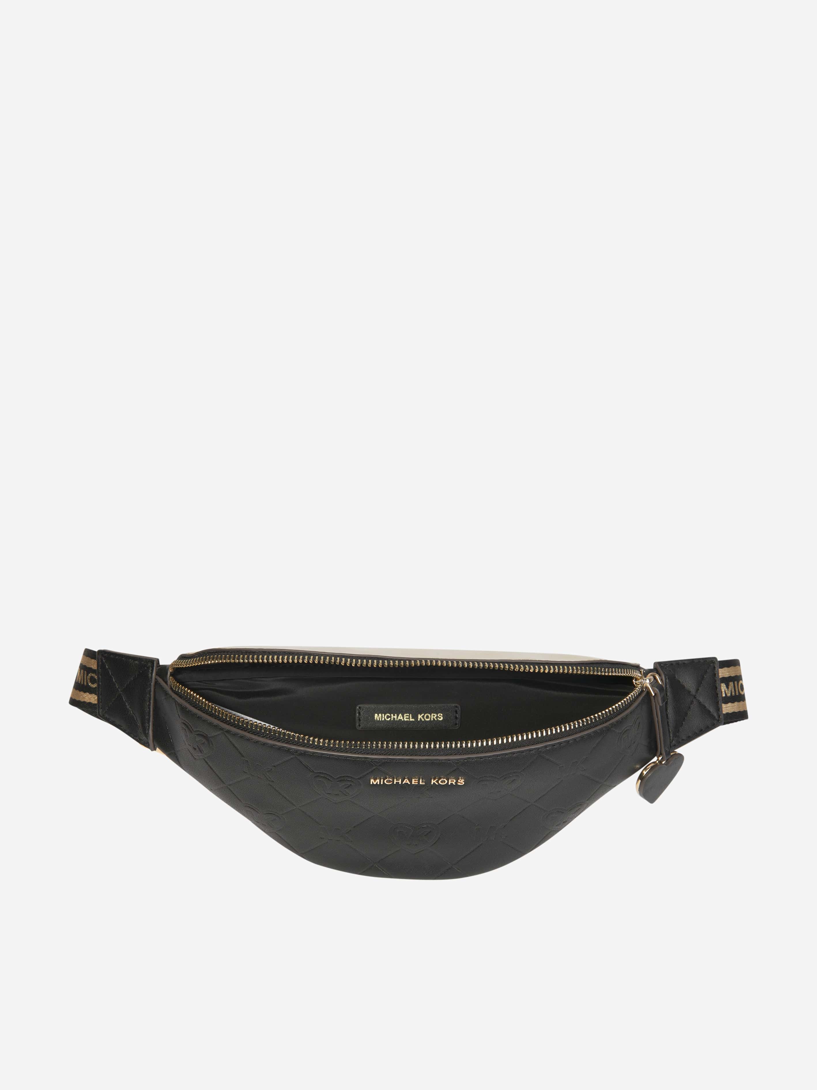 Girls Logo Belt Bag in Black Childsplay Clothing