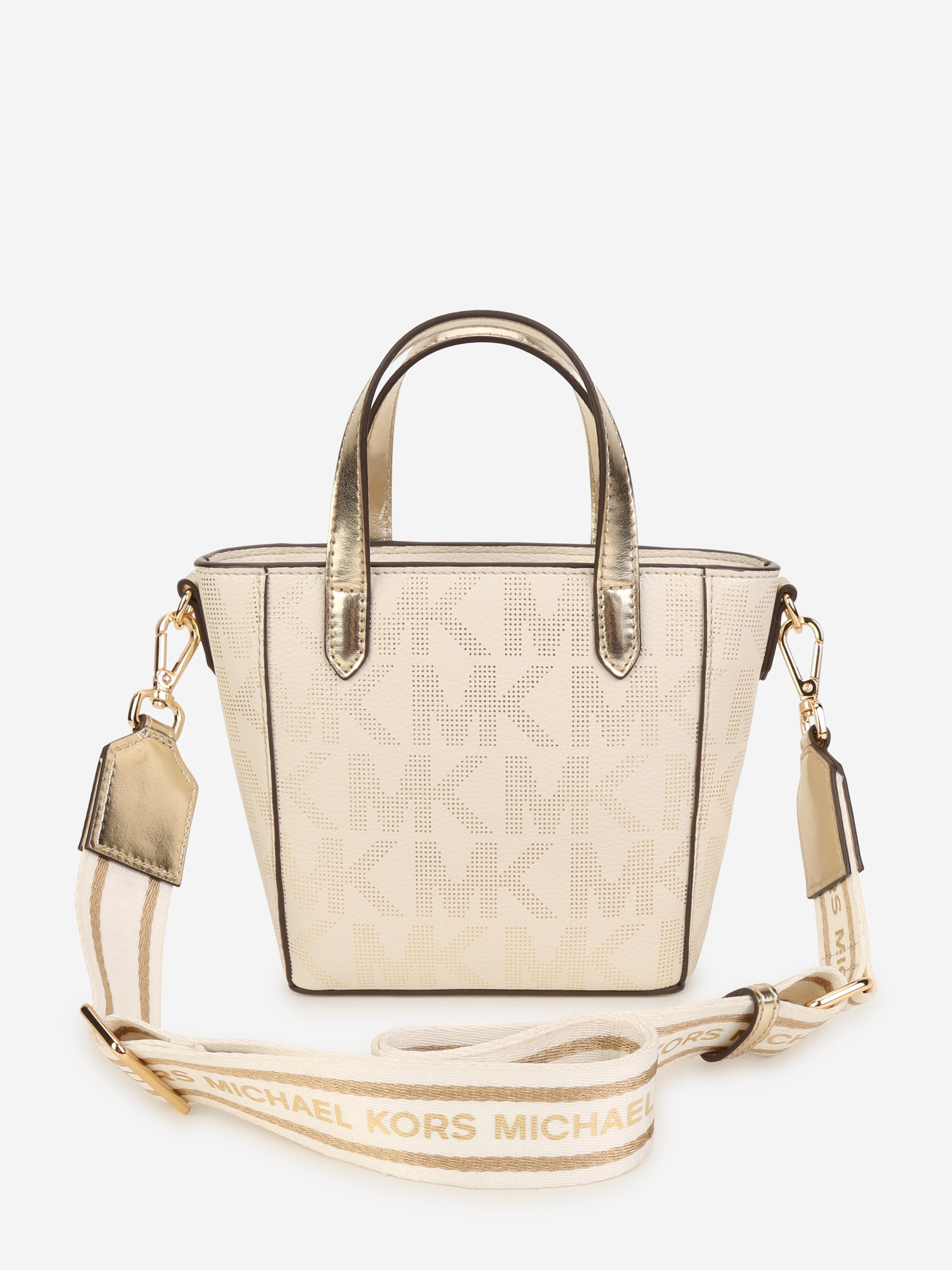 Michael Kors Girls Logo Tote Bag in Ivory 16.5m