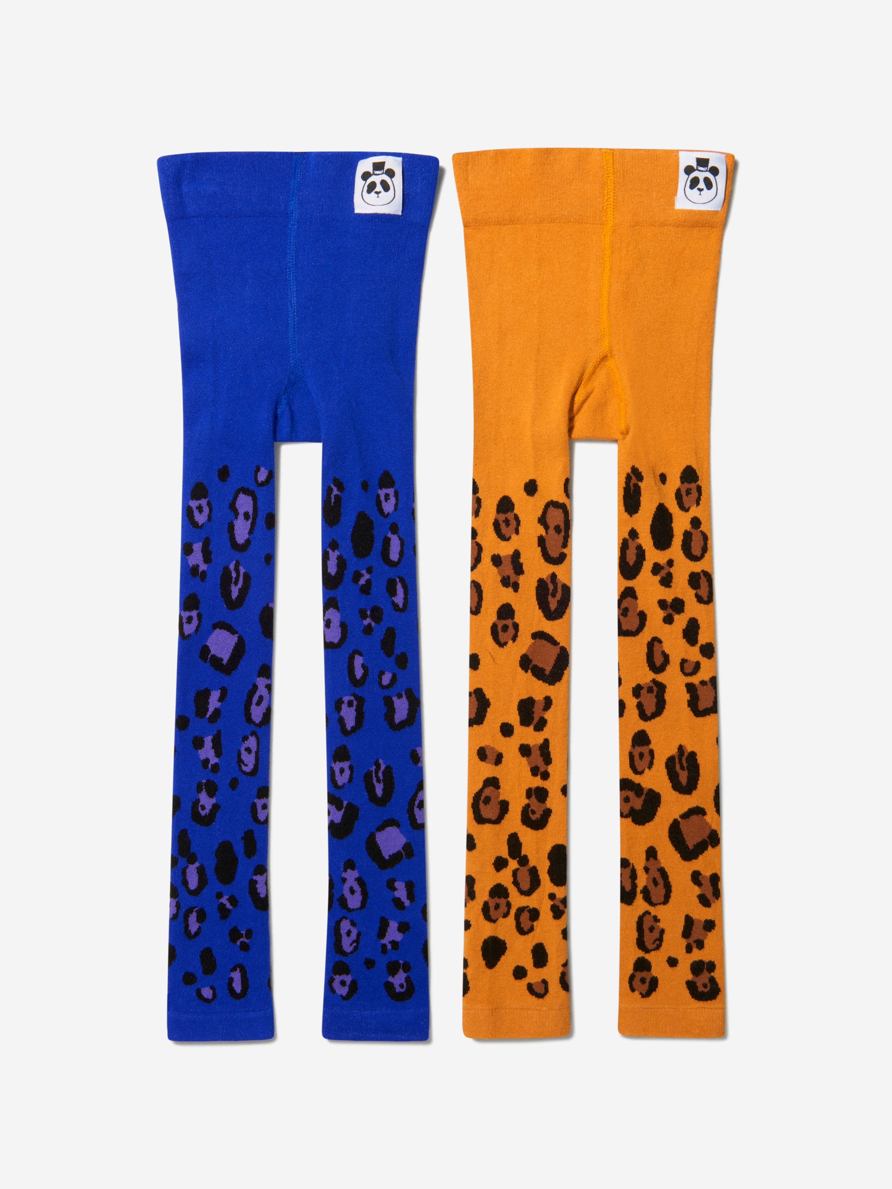 Girls Organic Cotton Leopard Leggings 2 Pack Childsplay Clothing