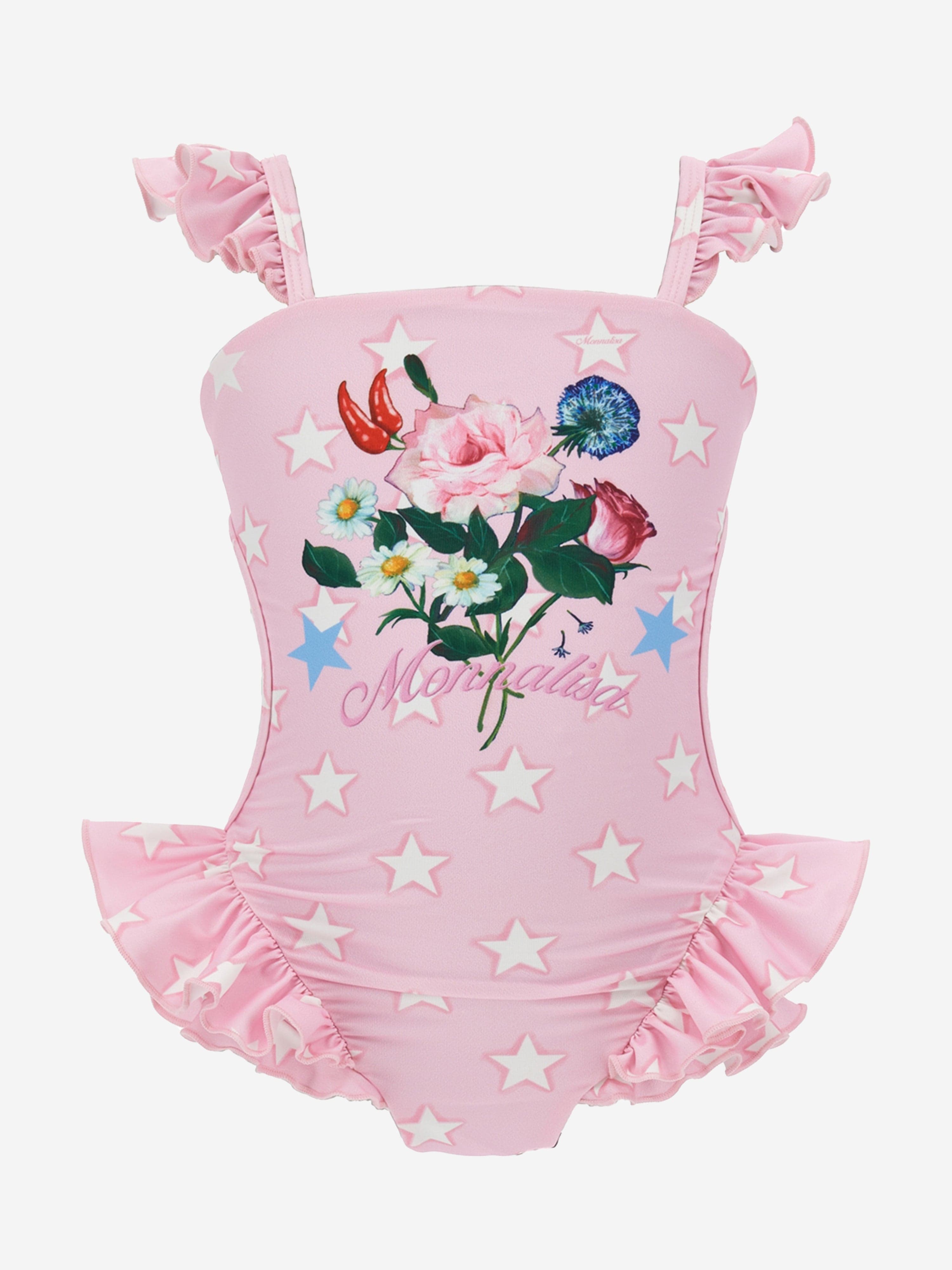Girls Minnie Mouse Cowgirl Swimsuit in Pink Childsplay Clothing