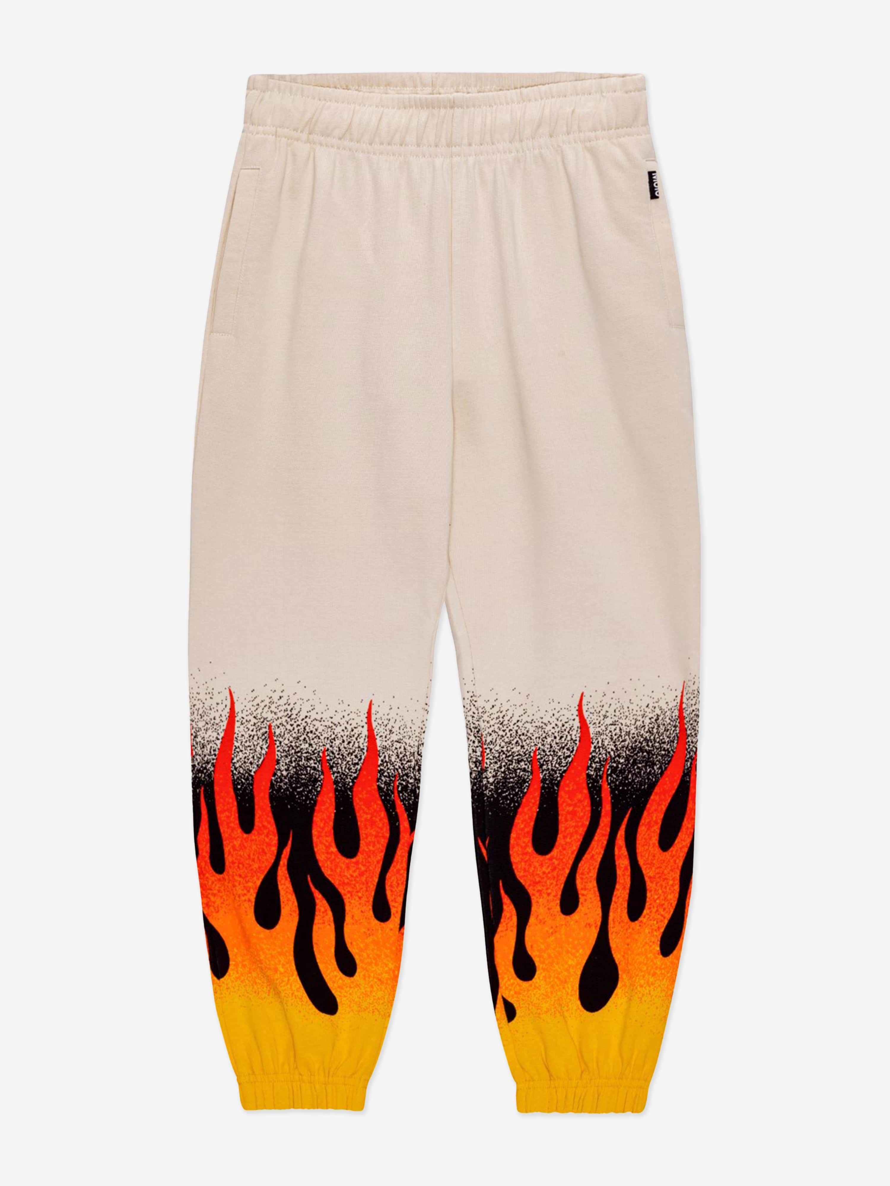 Fire print joggers deals