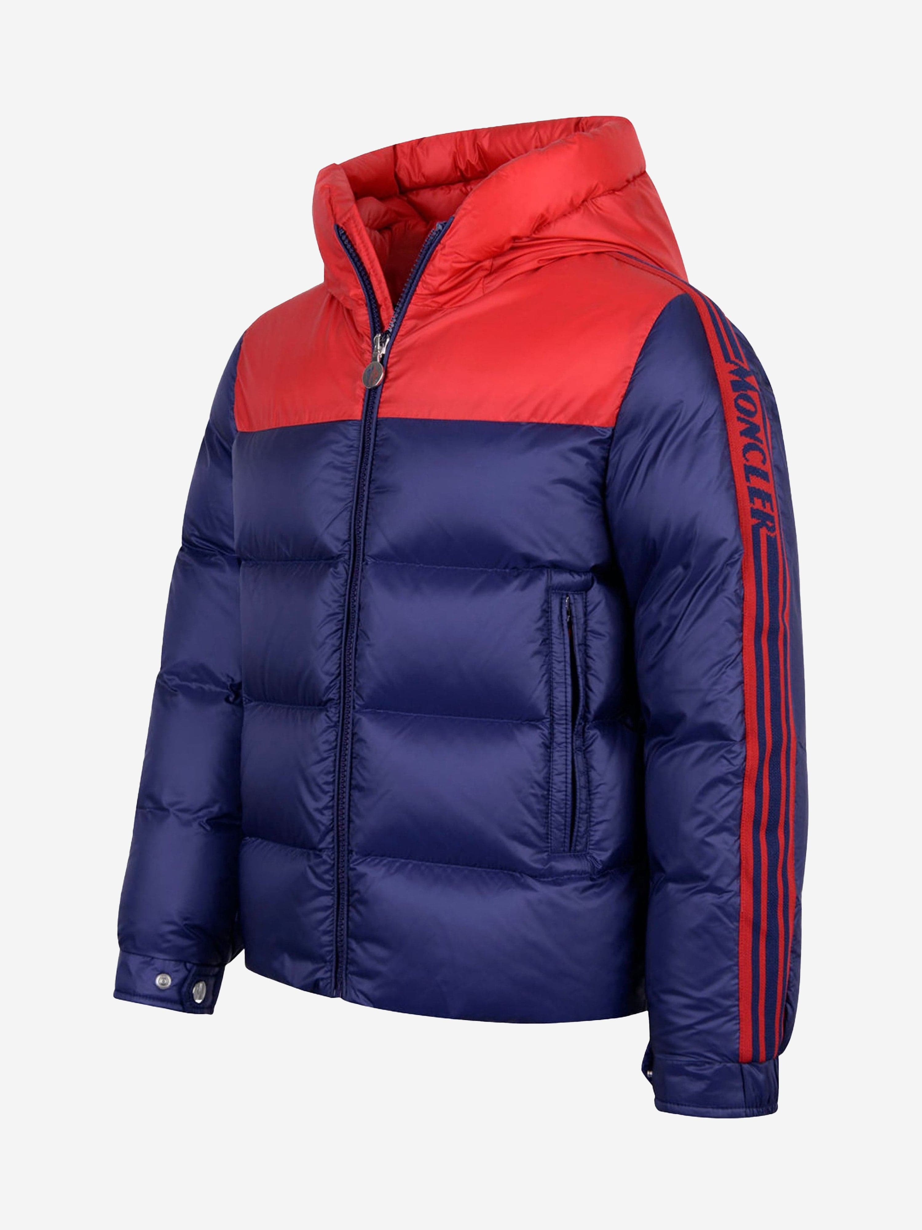 Red moncler baby coat hot sale