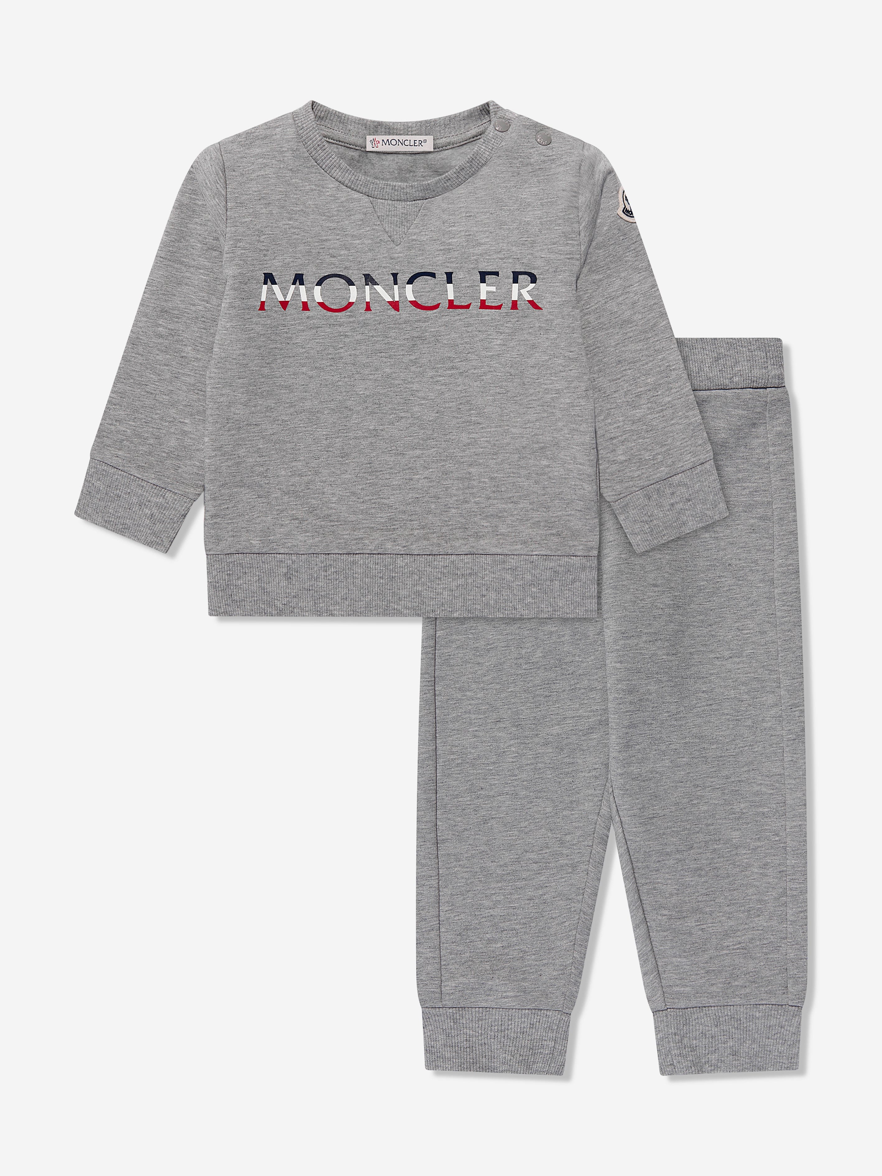 Baby Boys Logo Tracksuit Grey