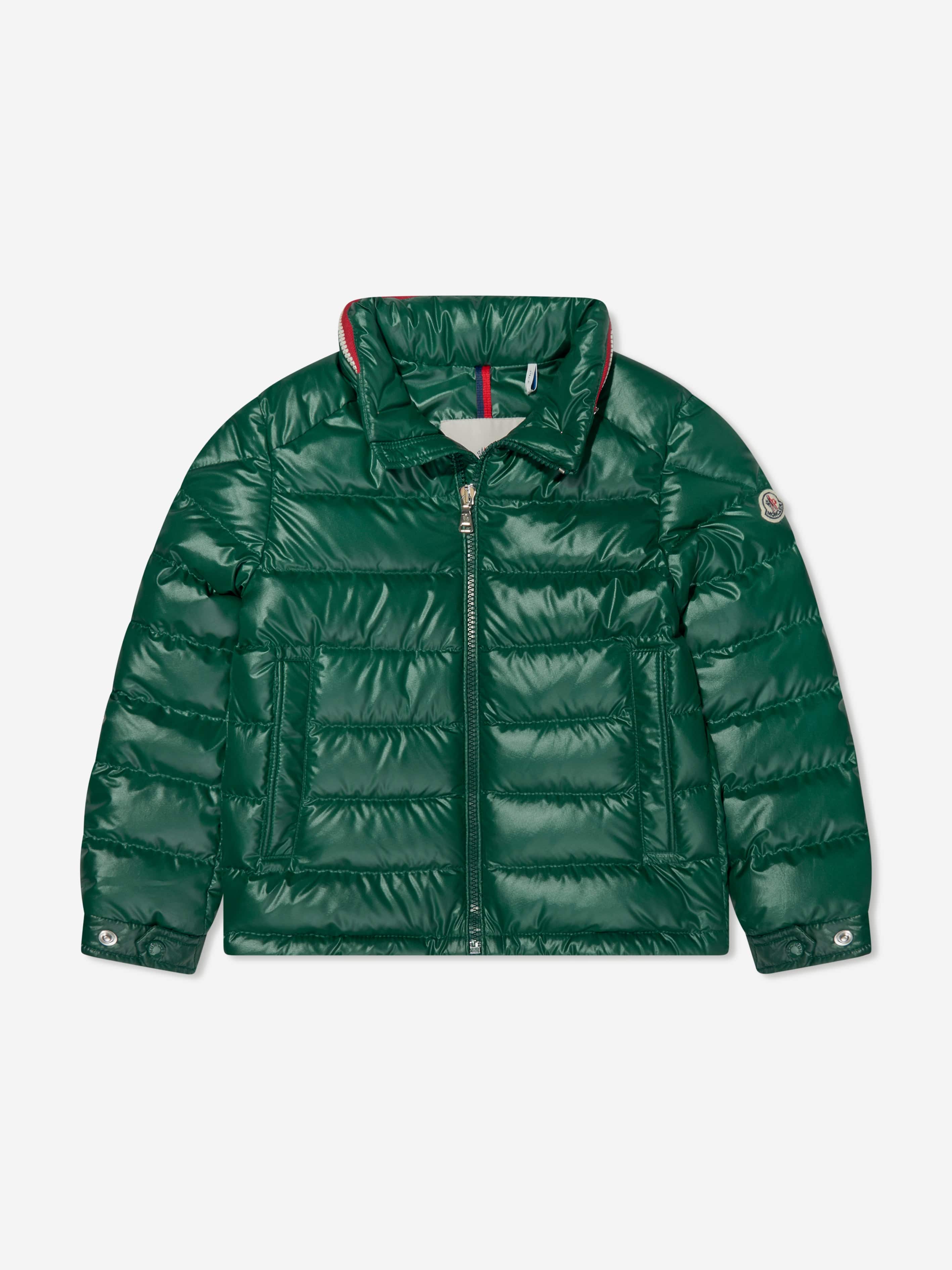 Boys Down Padded Bourne Jacket in Green