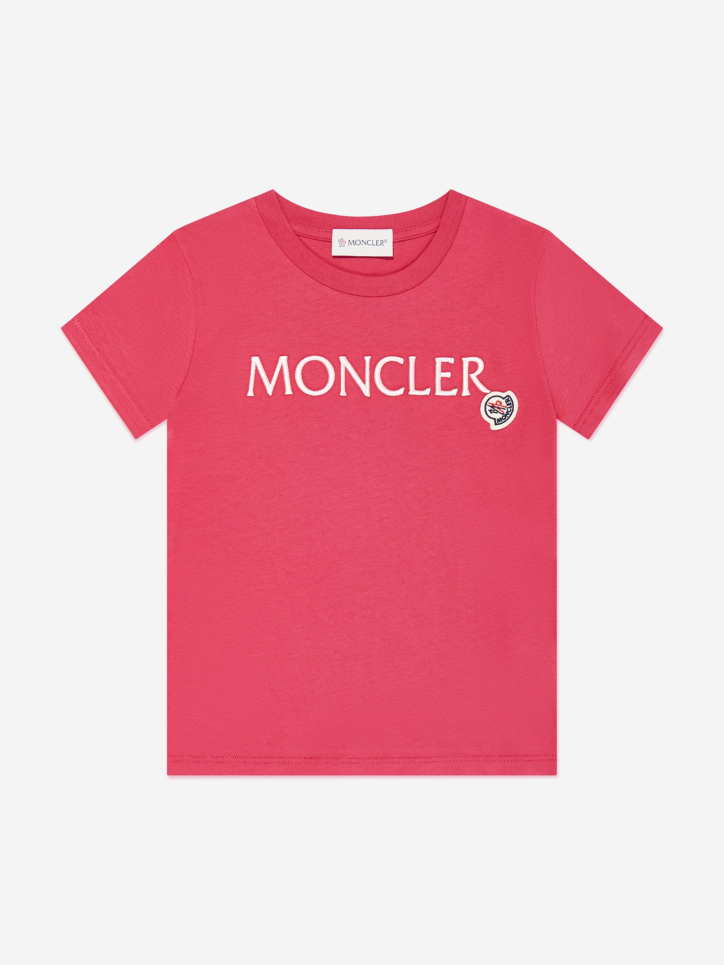 Red moncler t shirt shop