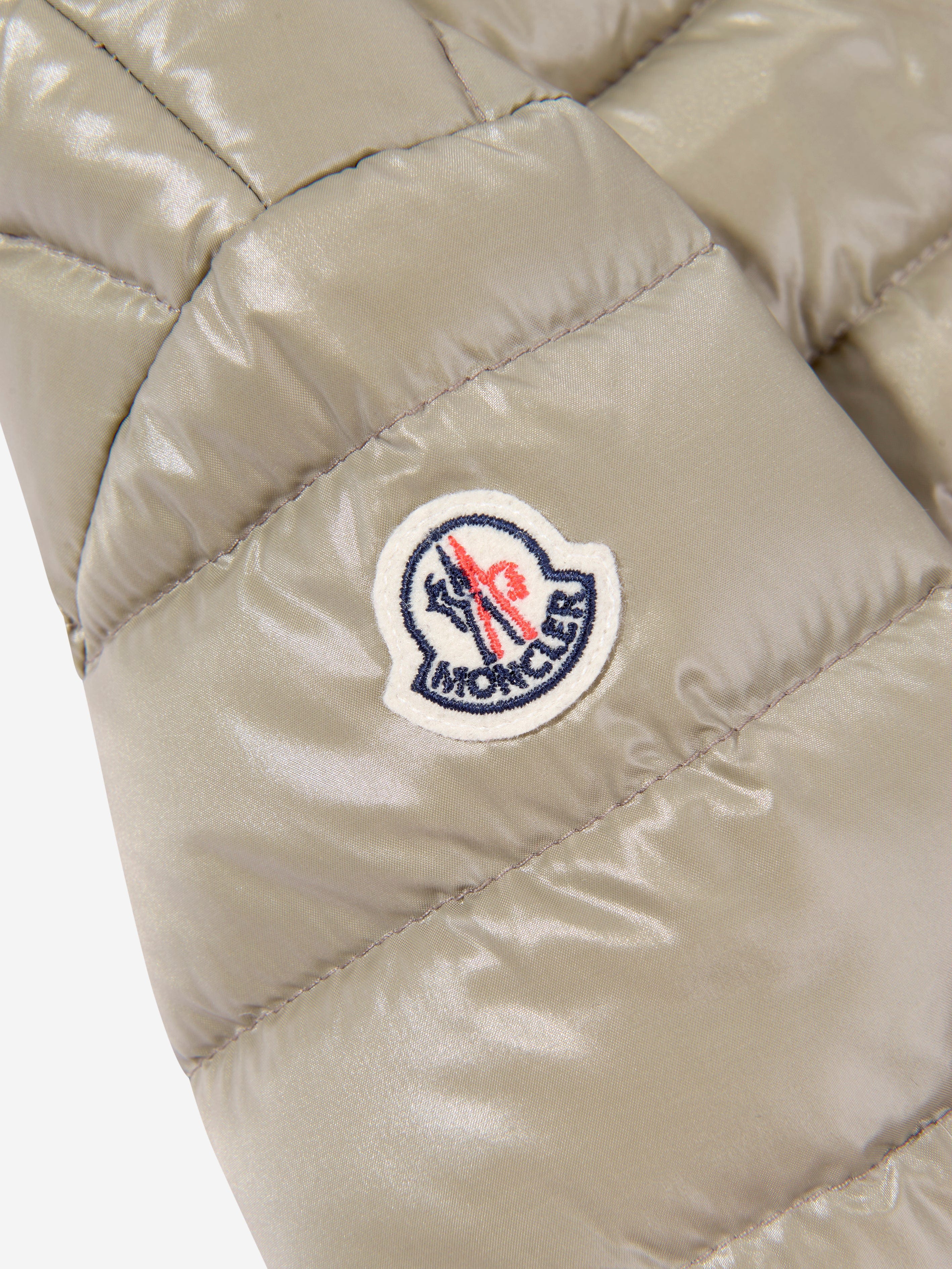 Moncler Enfant Baby Girls Down Padded Adriel Jacket in Beige