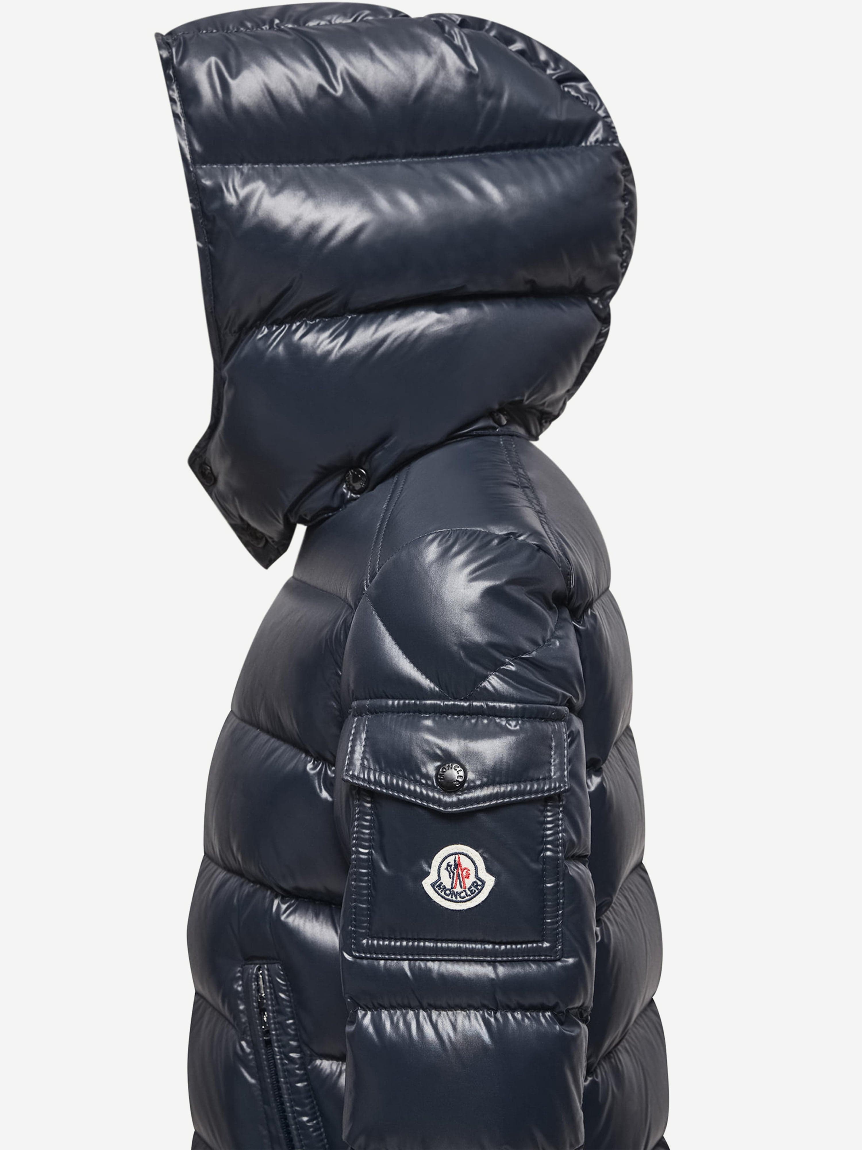 Moncler Enfant Kids Down Padded Maya Jacket in Navy | Childsplay