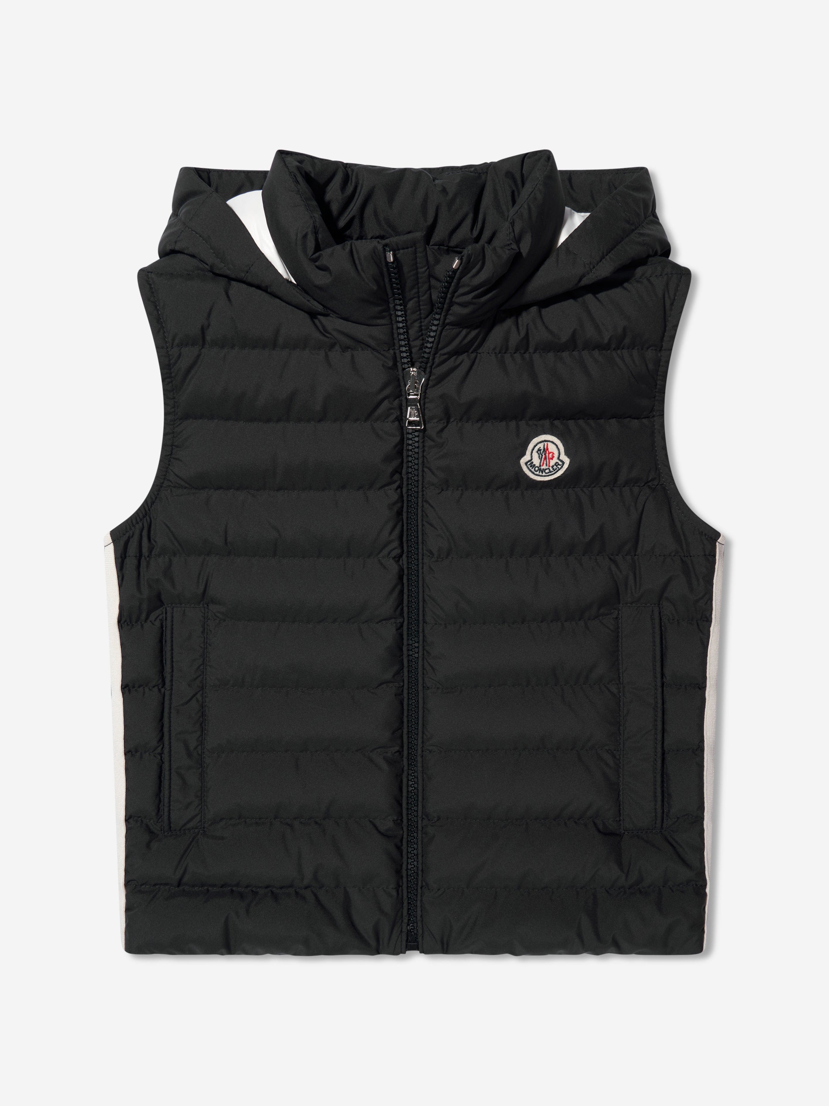 Boys Down Padded Kamaria Gilet in Black