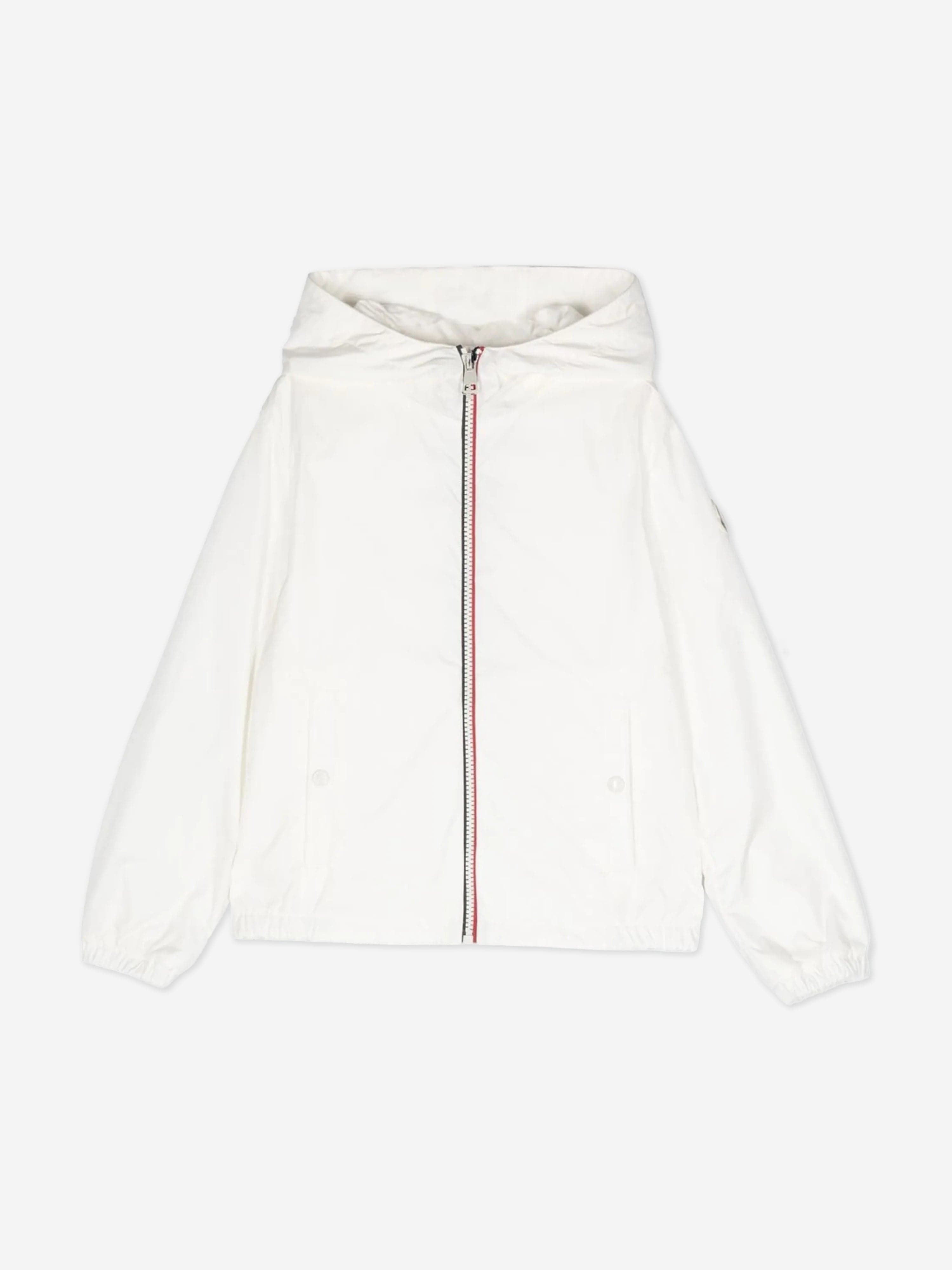 Moncler Enfant Boys New Urville Jacket in White | Childsplay