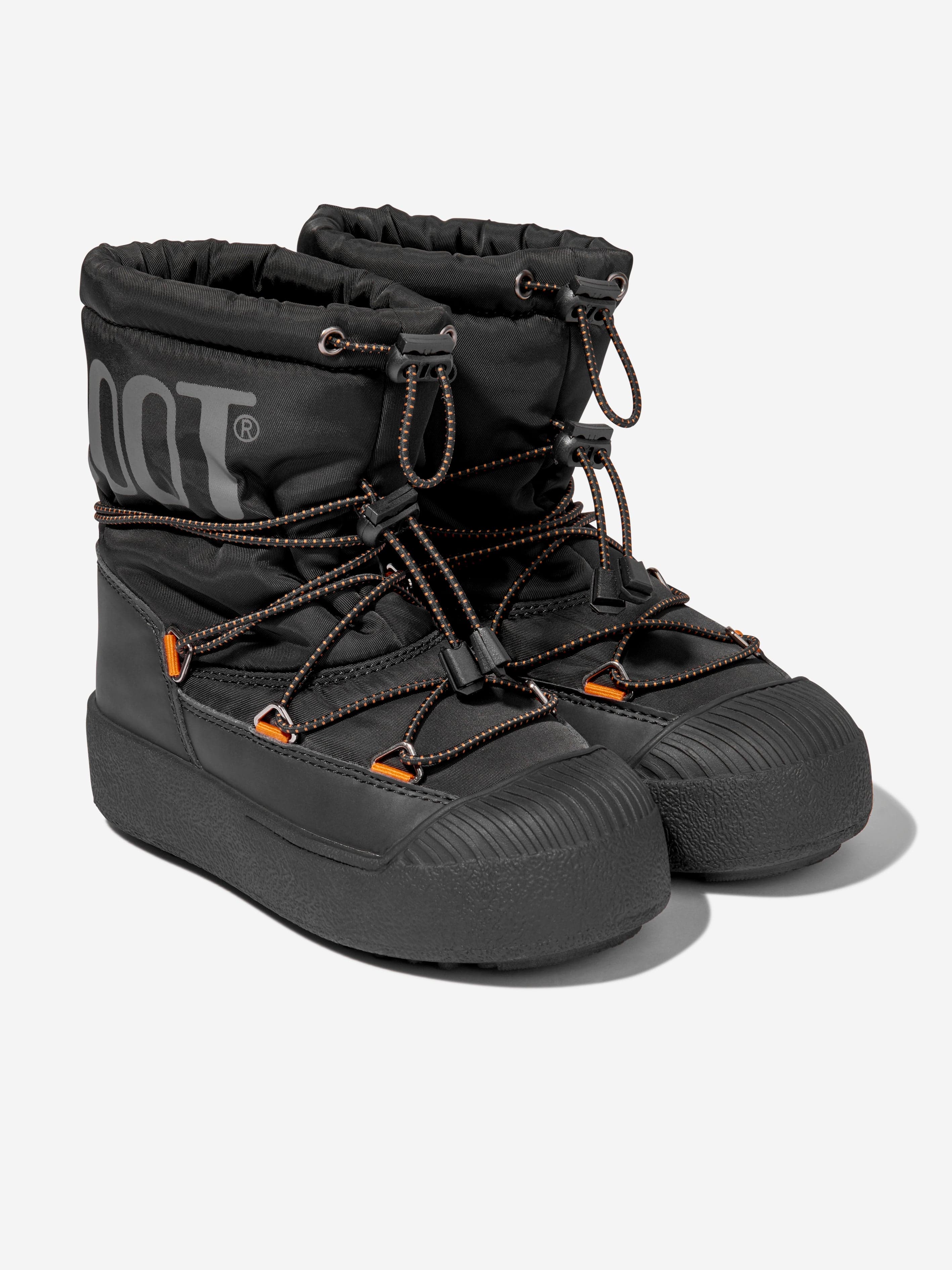 Kids JTrack Polar Snow Boots in Black Childsplay Clothing