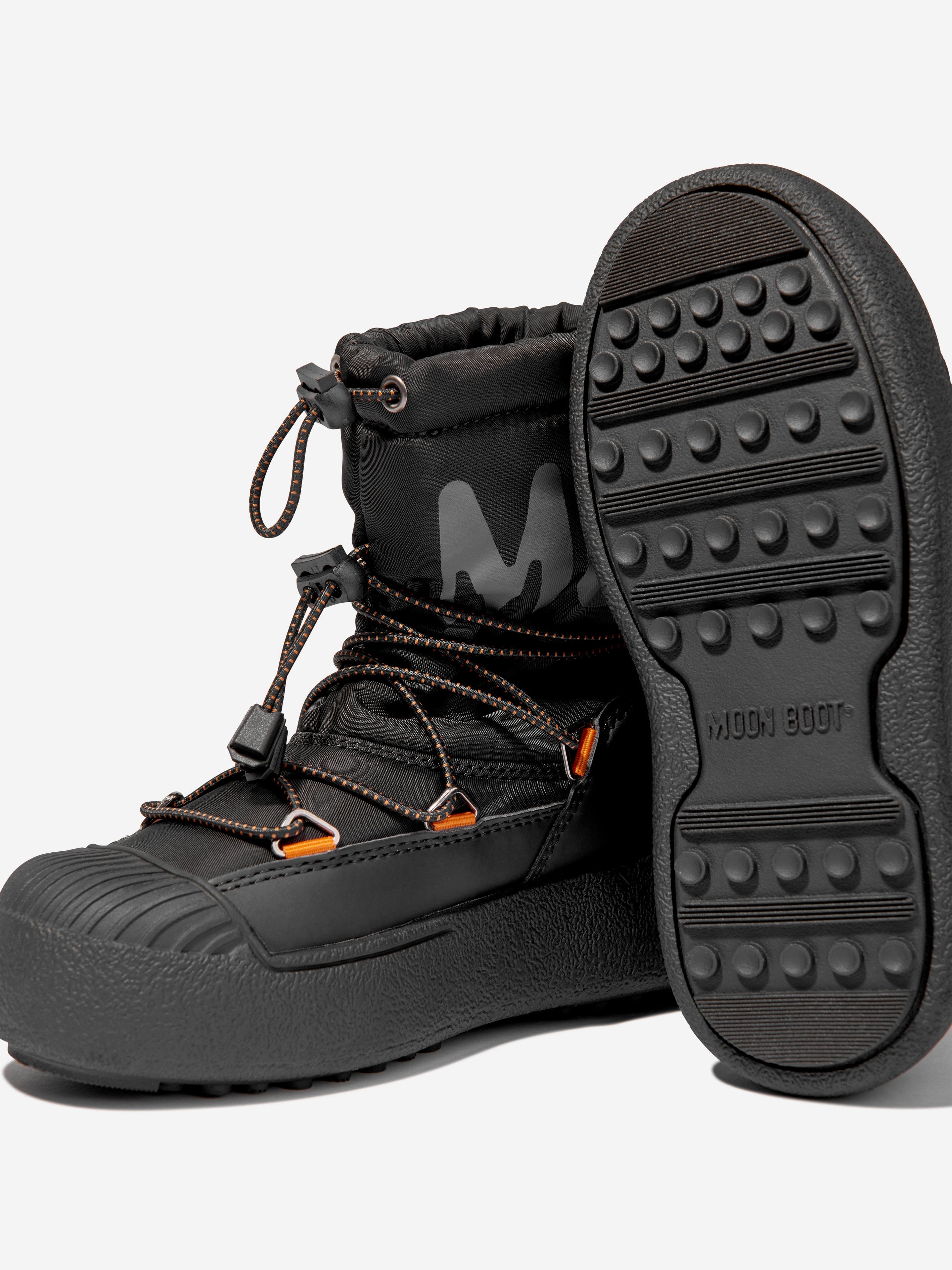 Kids JTrack Polar Snow Boots in Black