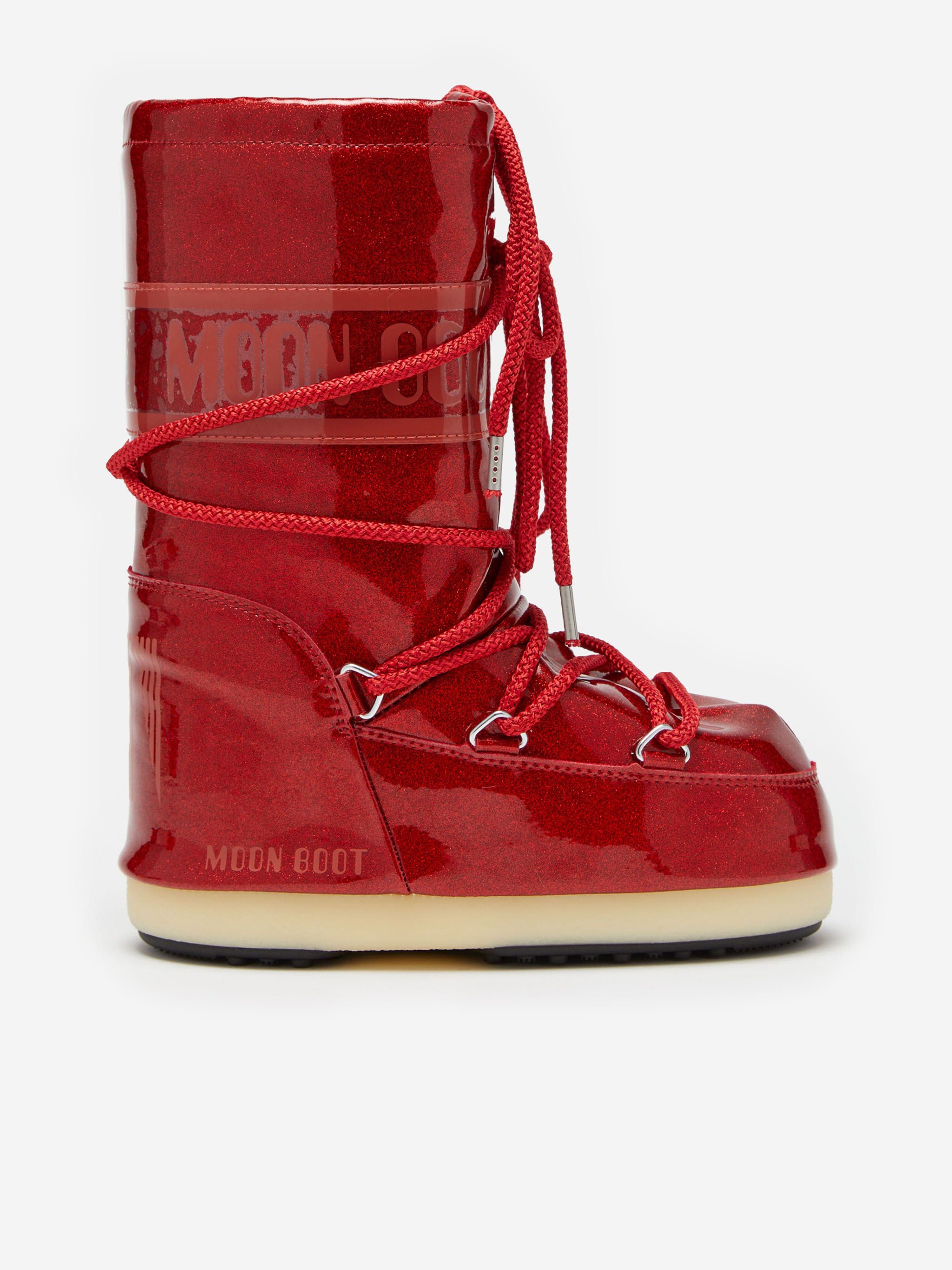 Red glitter boots deals