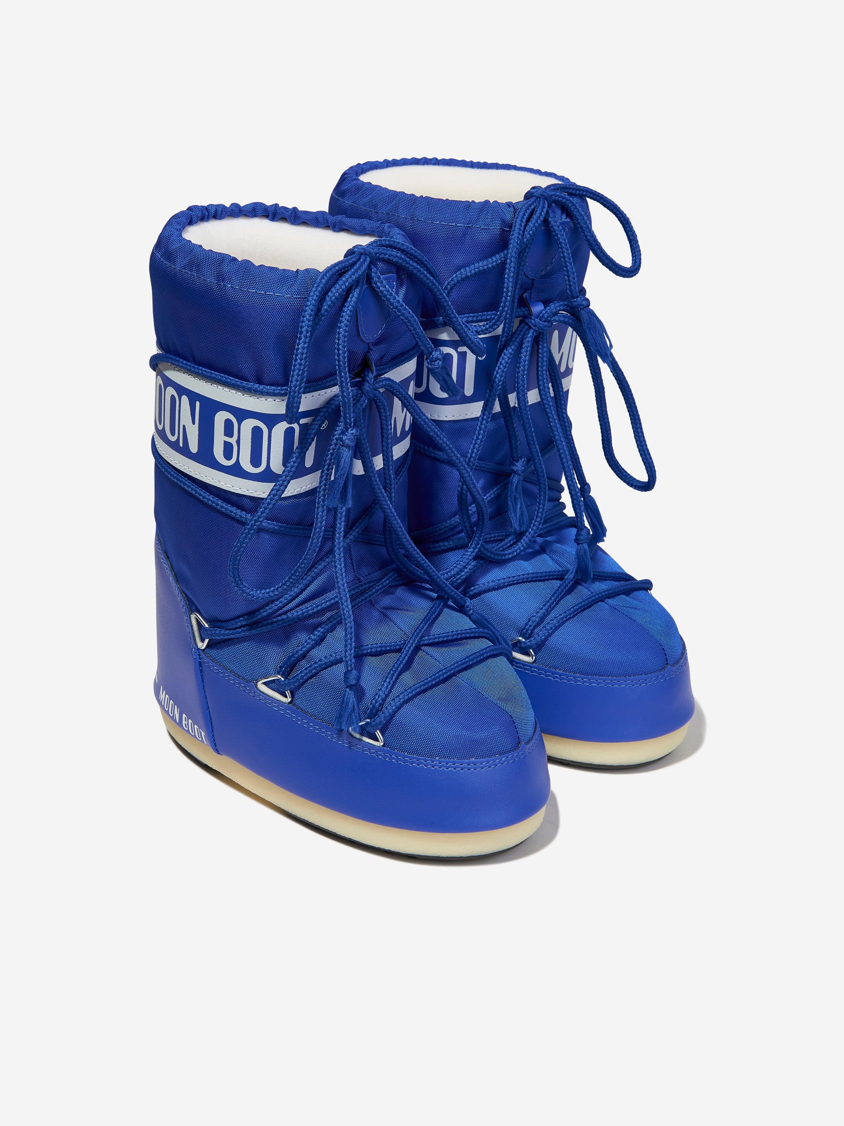 Kids Icon Nylon Snow Boots in Blue