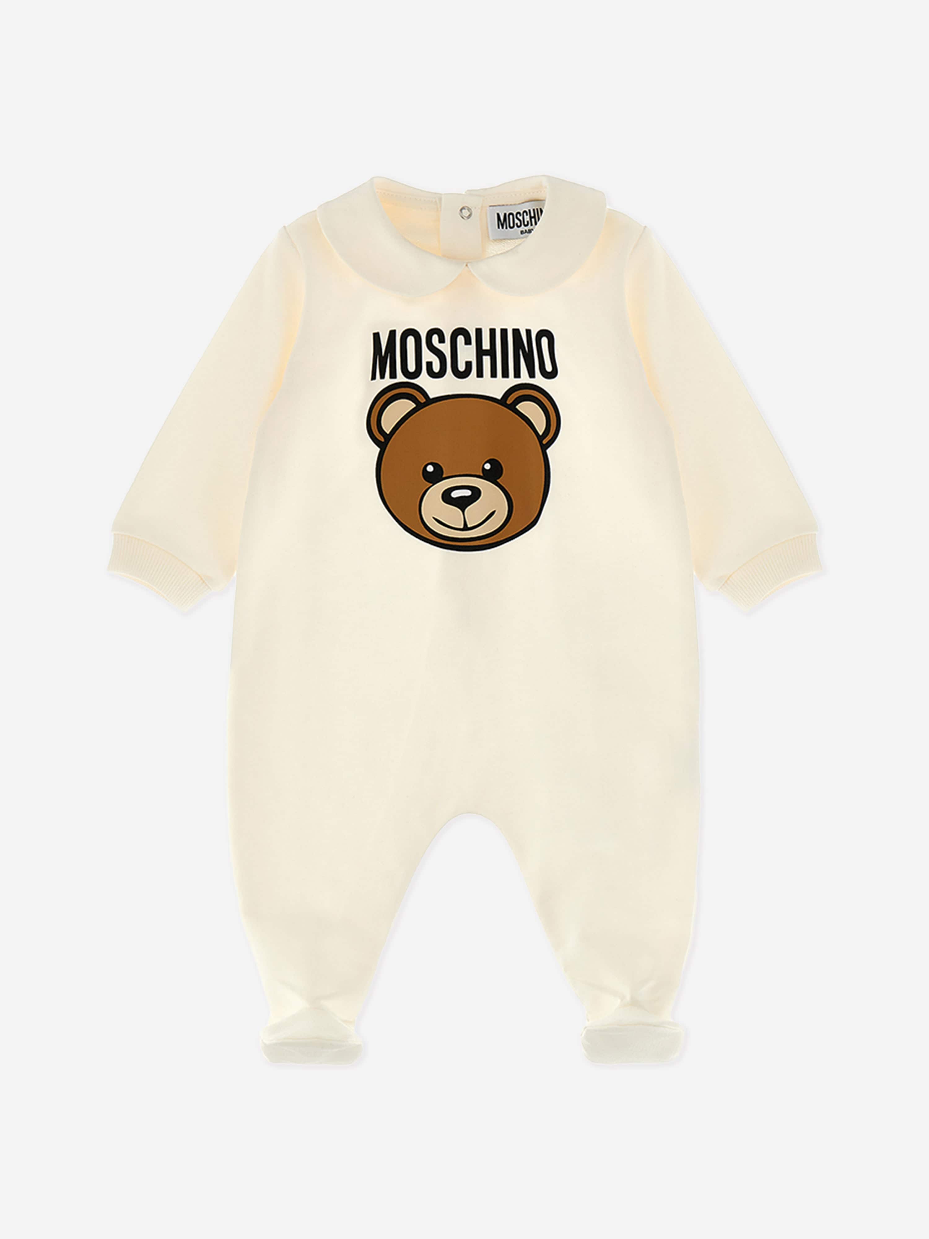 Moschino baby grow pink hotsell