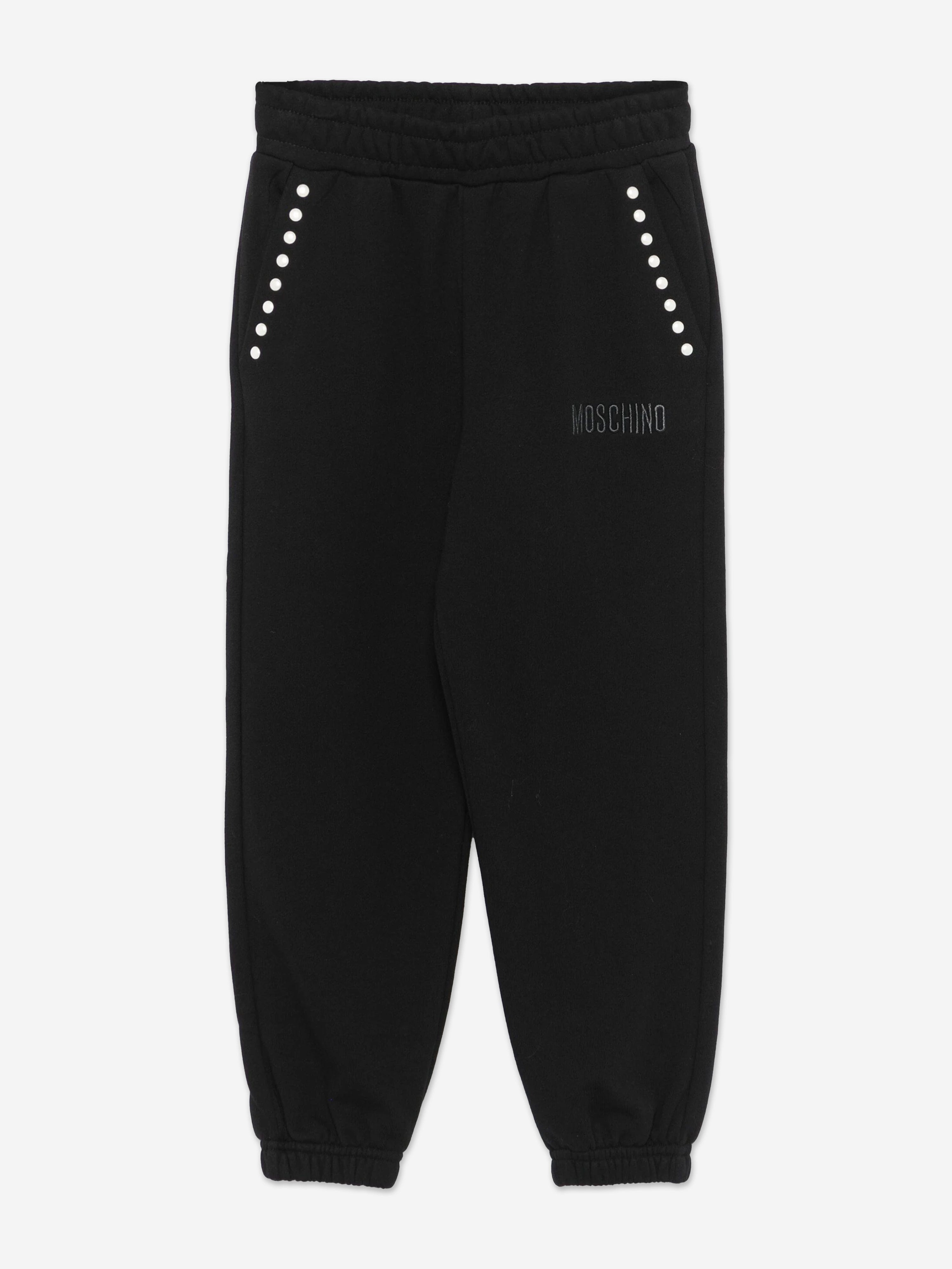 Moschino black joggers hotsell