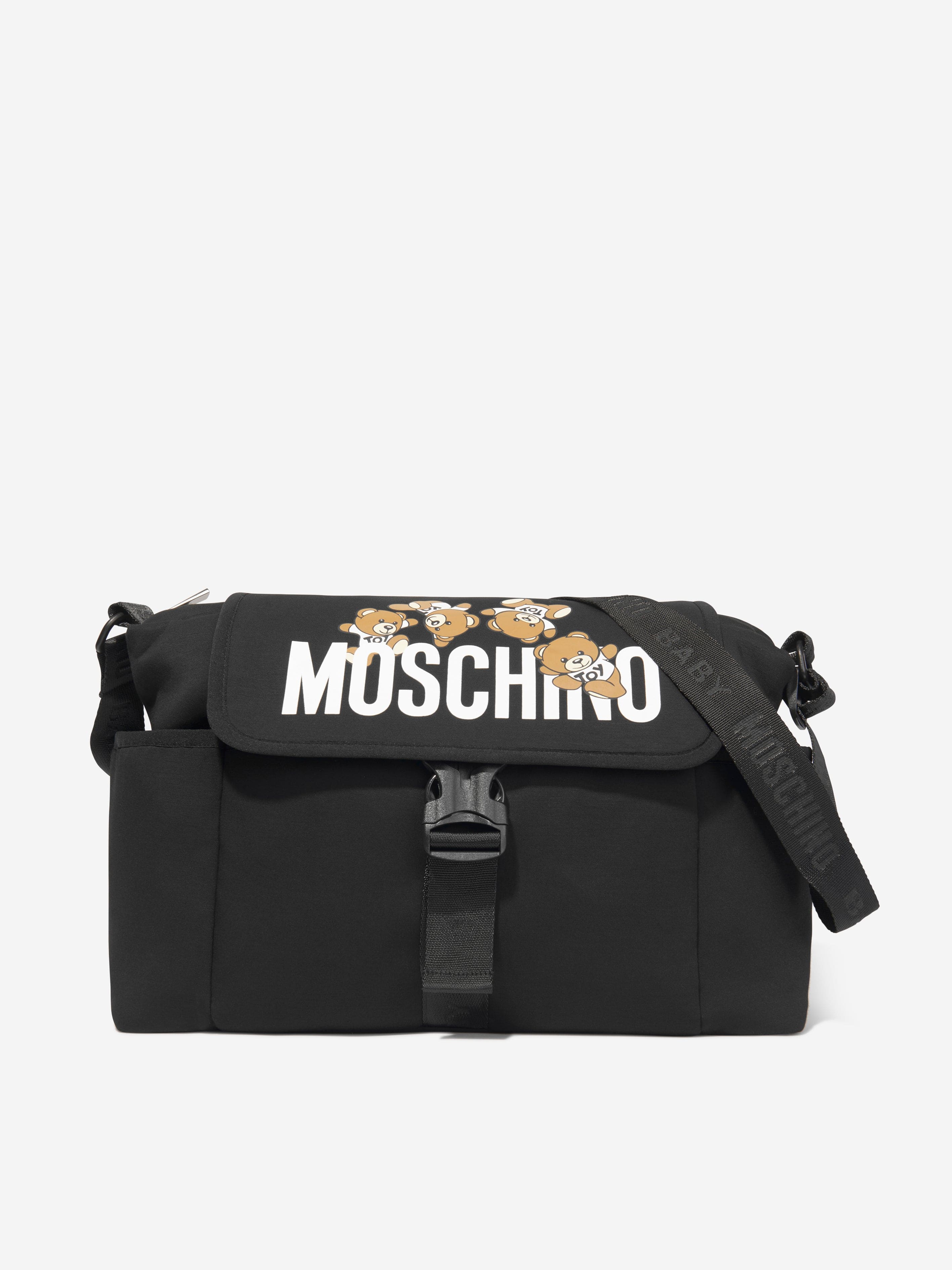 Black moschino baby bag hotsell
