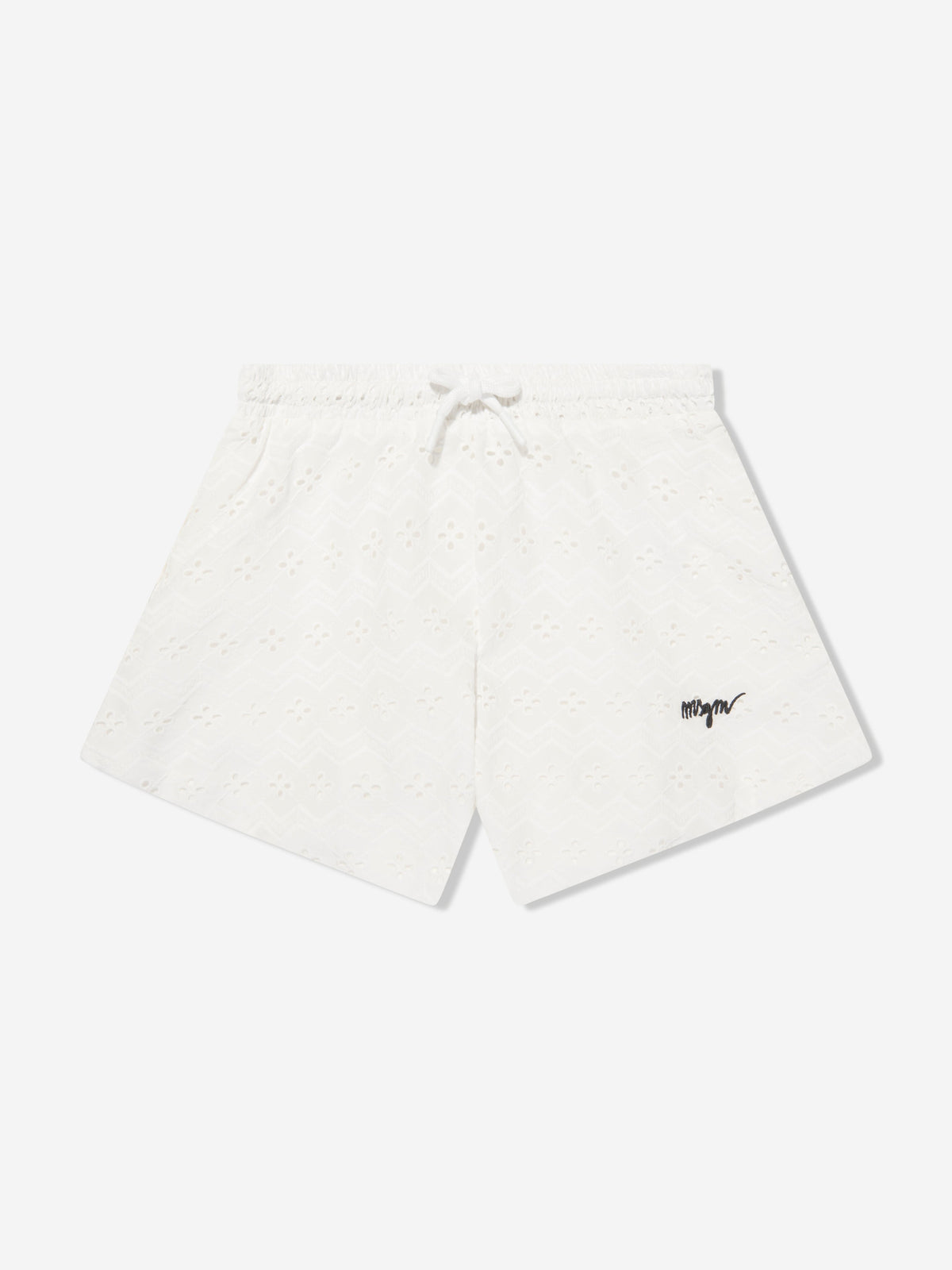Girls Flared Shorts in White