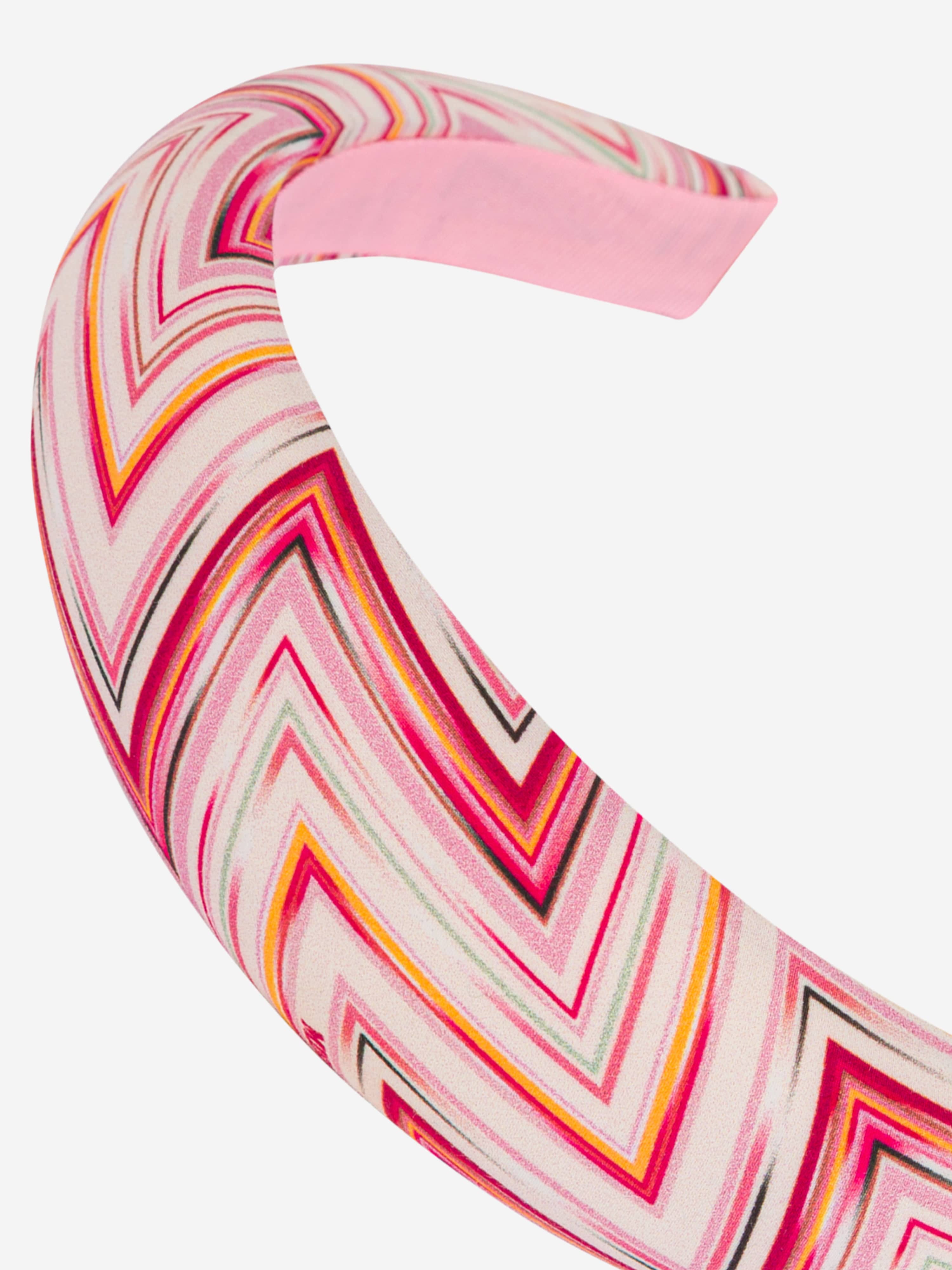 小物 kspi12 Missoni Girls Zigzag Headband in Pink | Childsplay Clothing UK