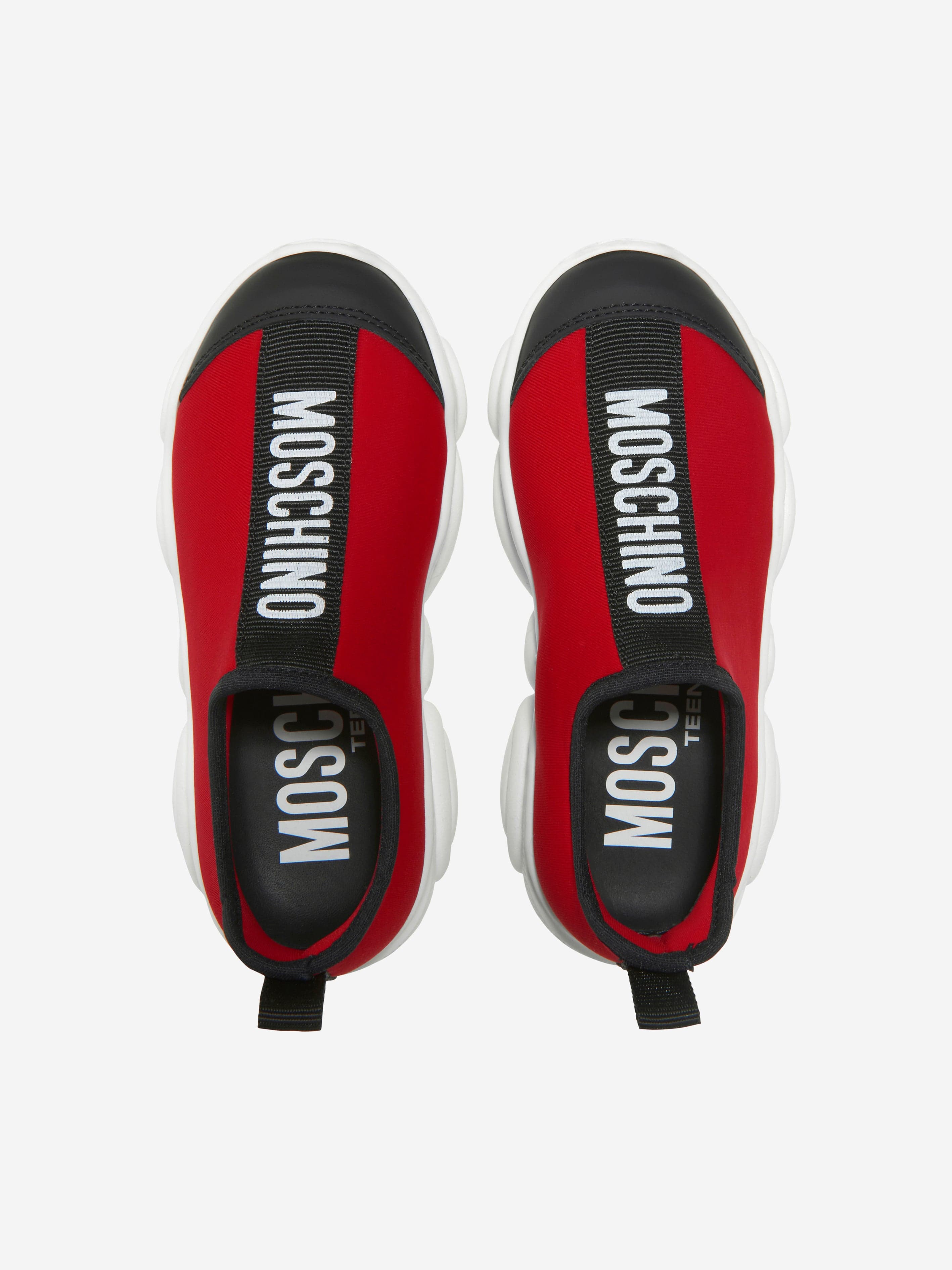 Moschino slip on trainers outlet