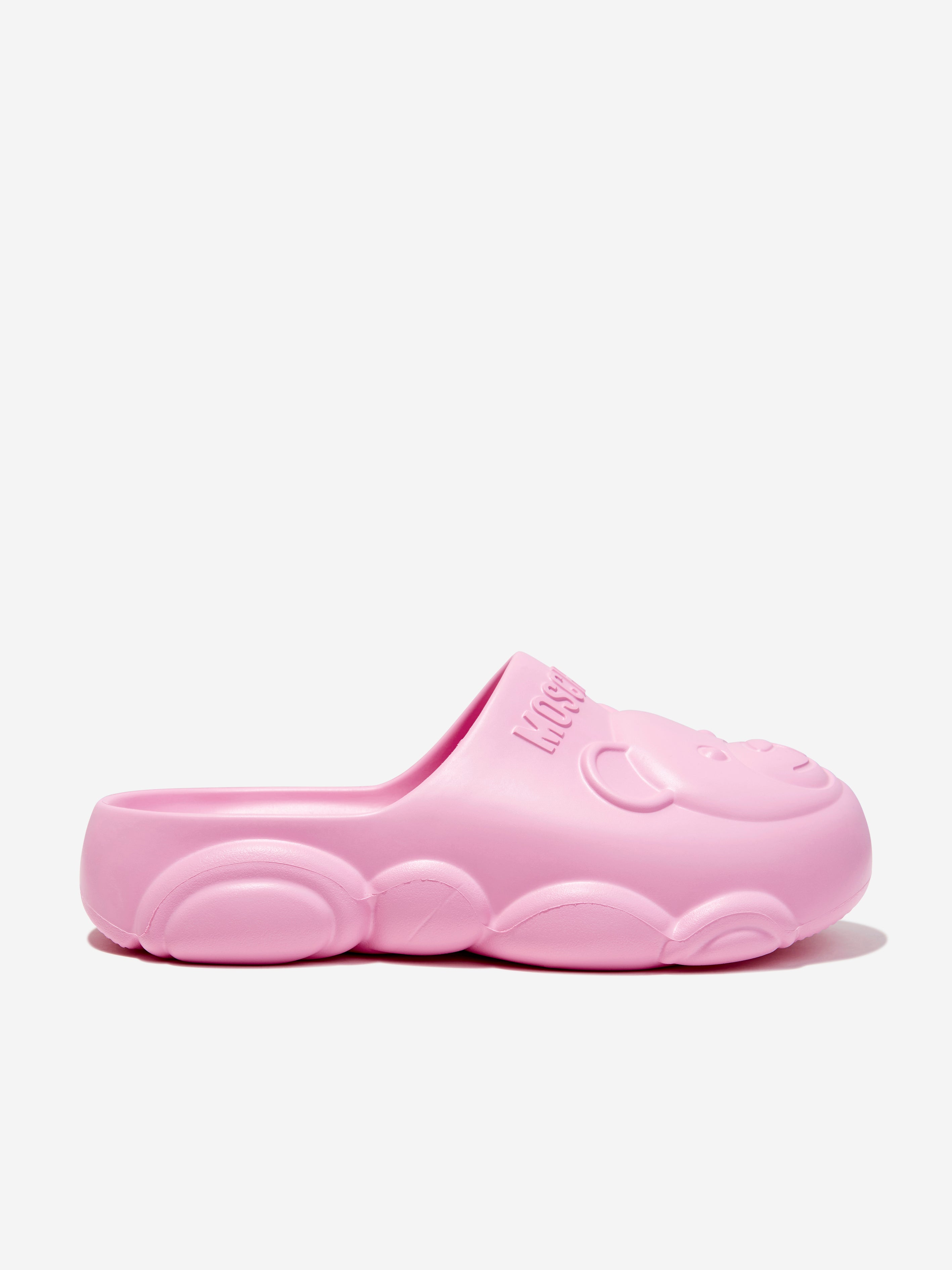 Girls Teddy Bear Eva Clogs in Pink | Childsplay Clothing