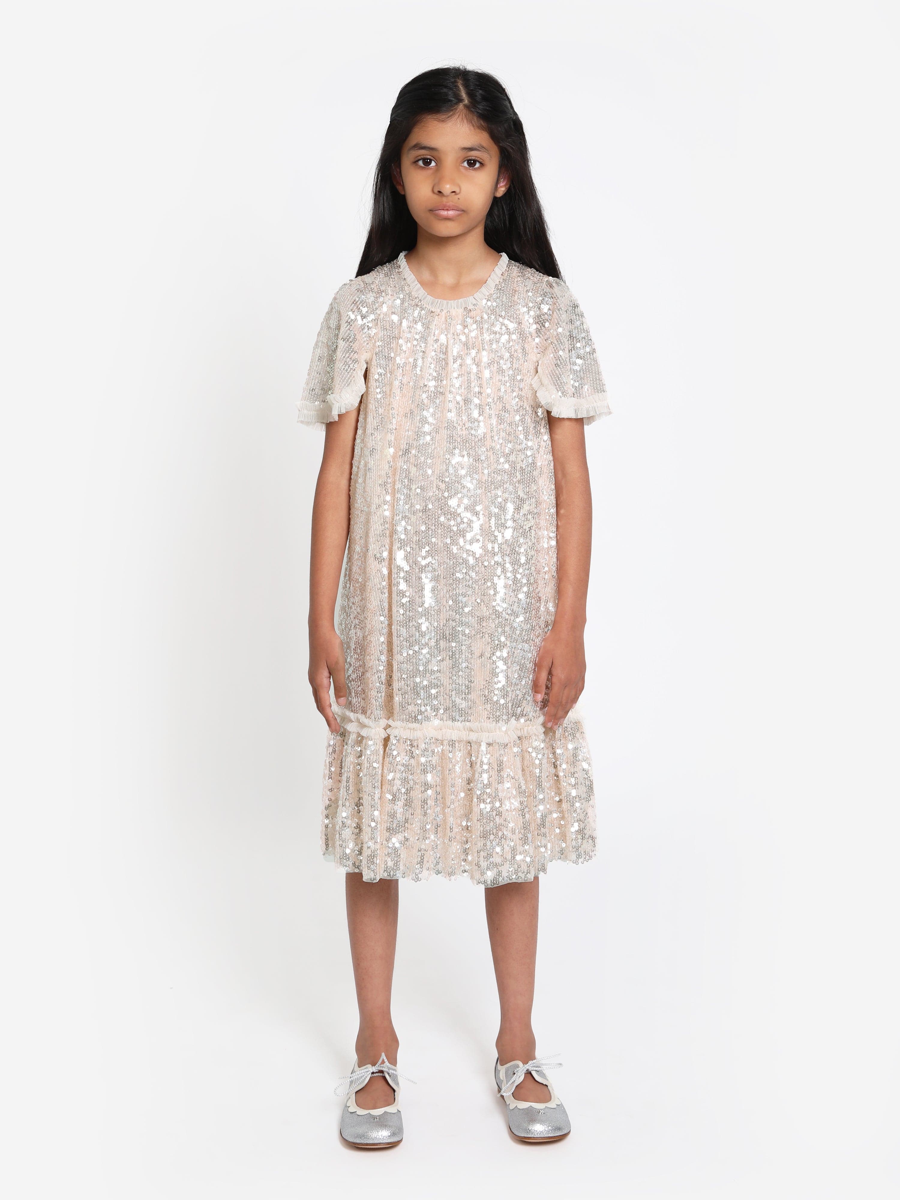 Cream girls dress new arrivals