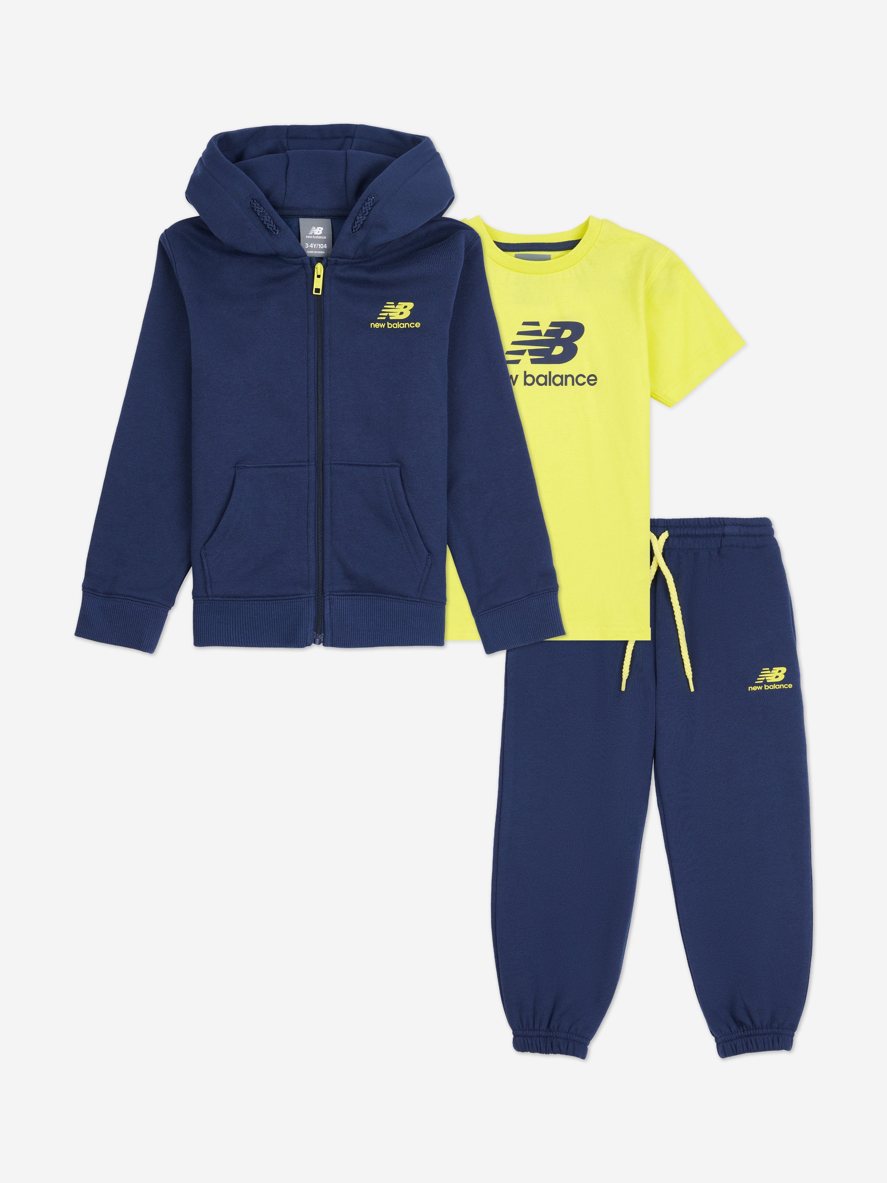 New Balance New Balance Baby Boys T-Shirt and Tracksuit Set in