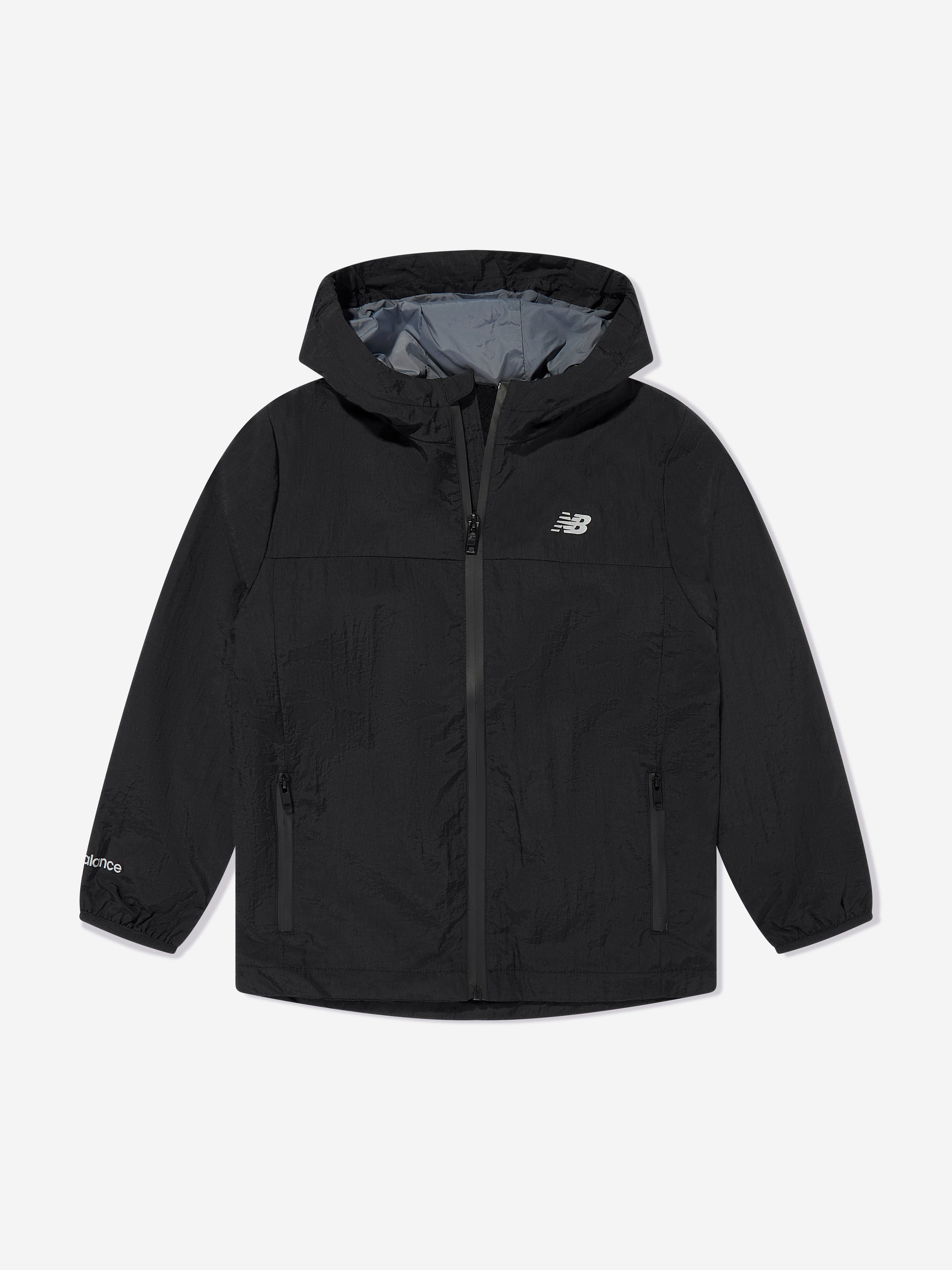 New Balance New Balance Boys Athletics Woven Mesh Lined Jacket in