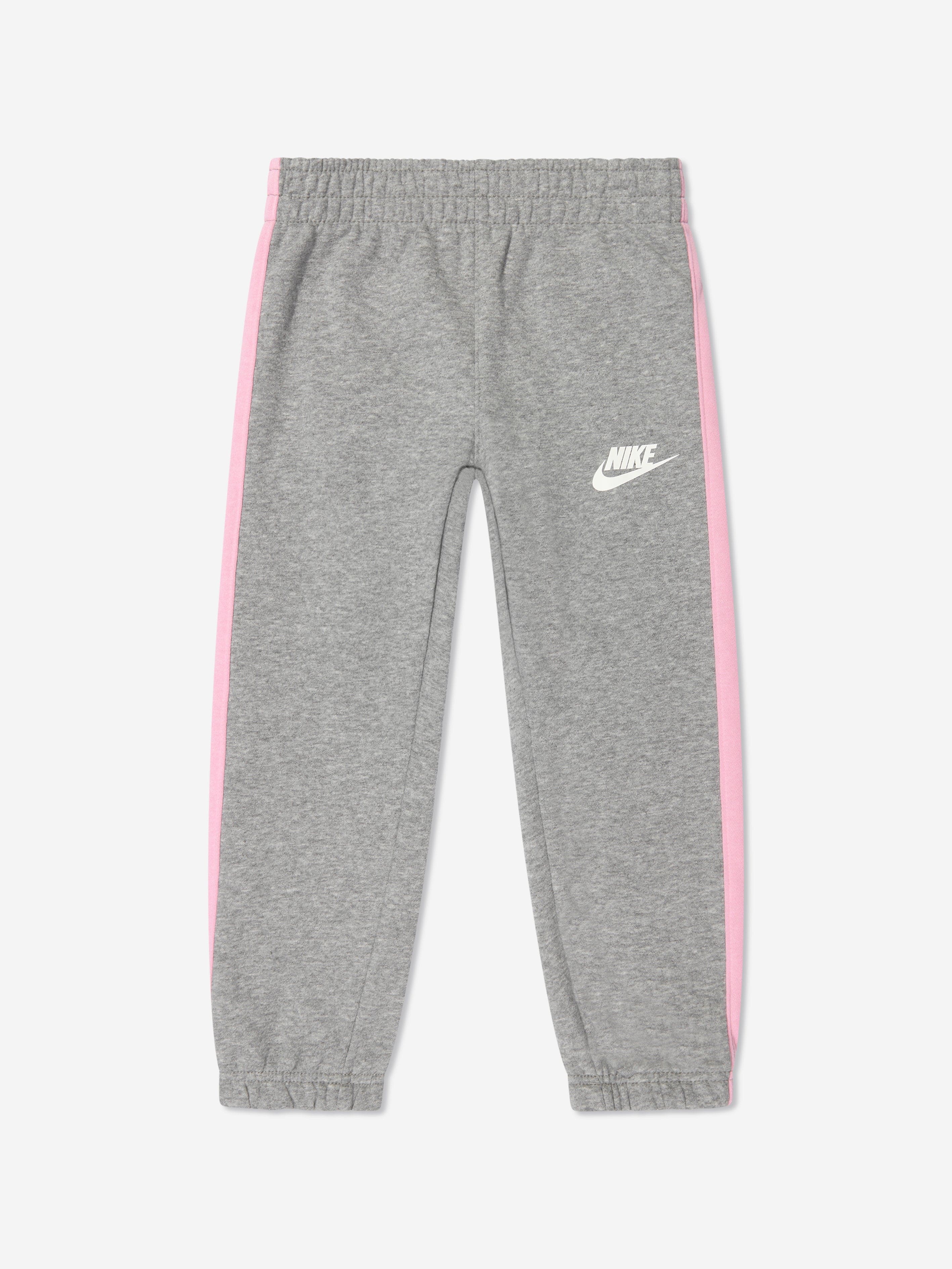 Pink and grey nike sweatsuit 2025
