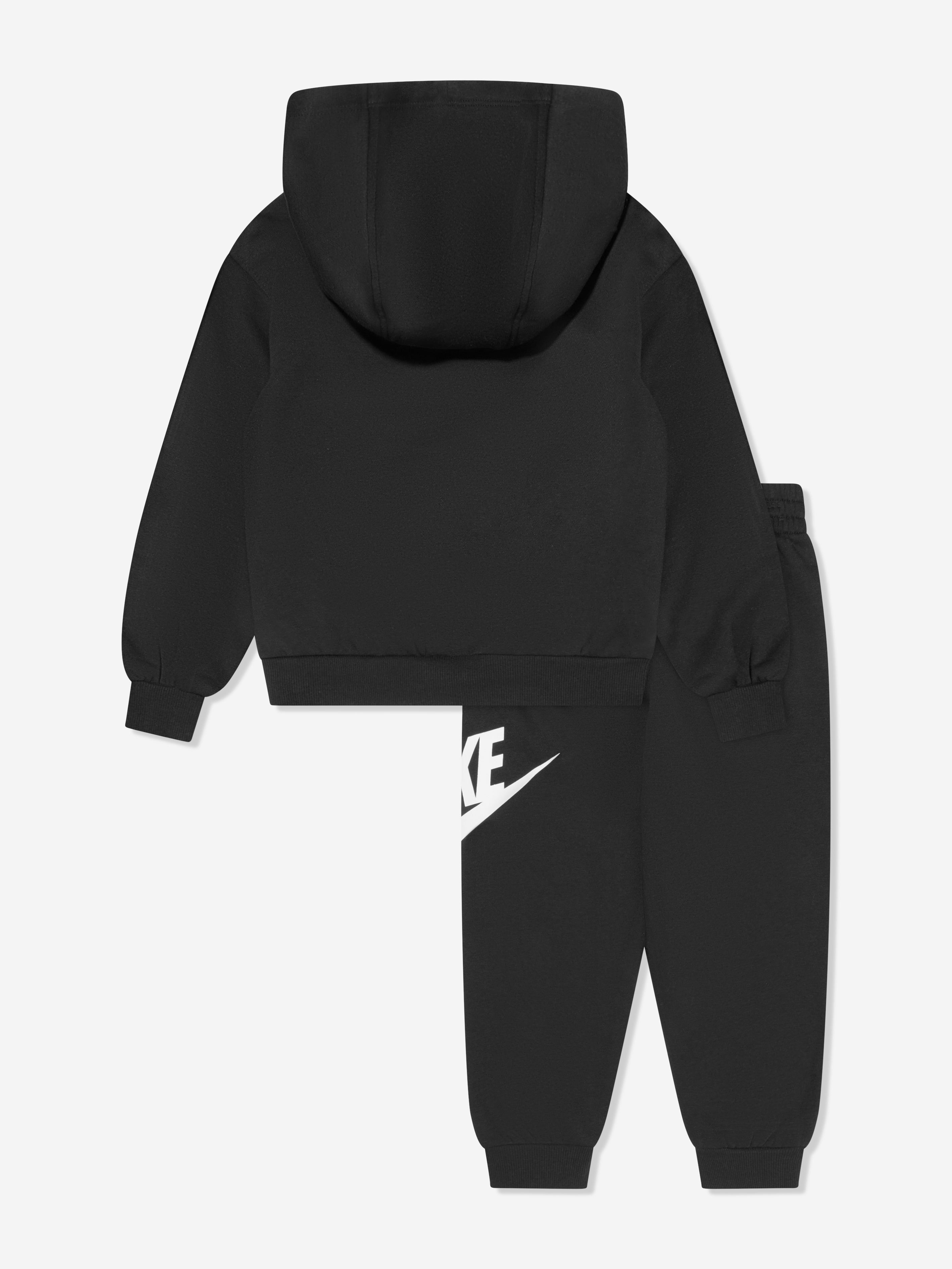 Nike woven tracksuit set in black best sale