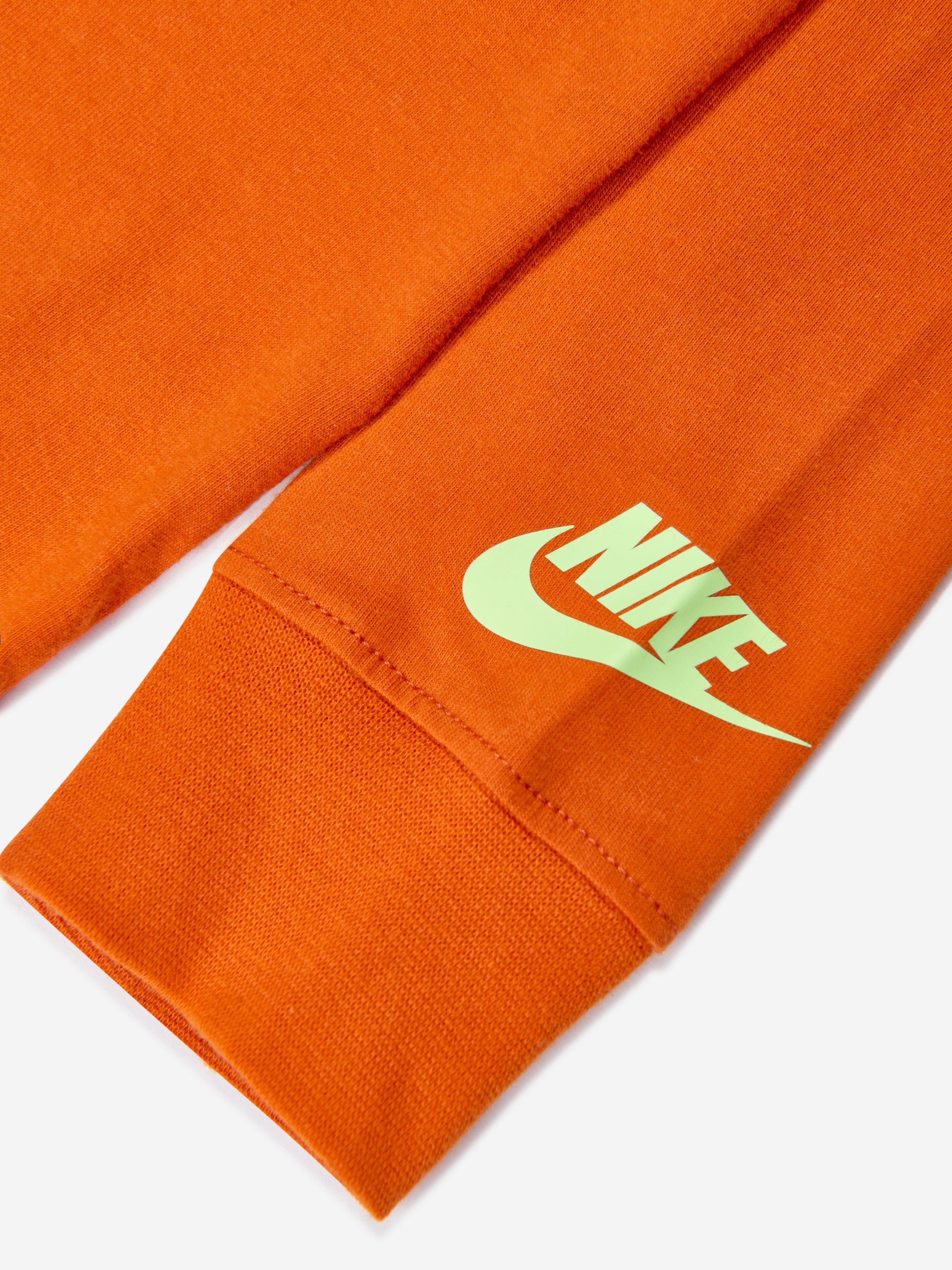 Boys Snowscape AOP Fill T Shirt in Orange Childsplay Clothing