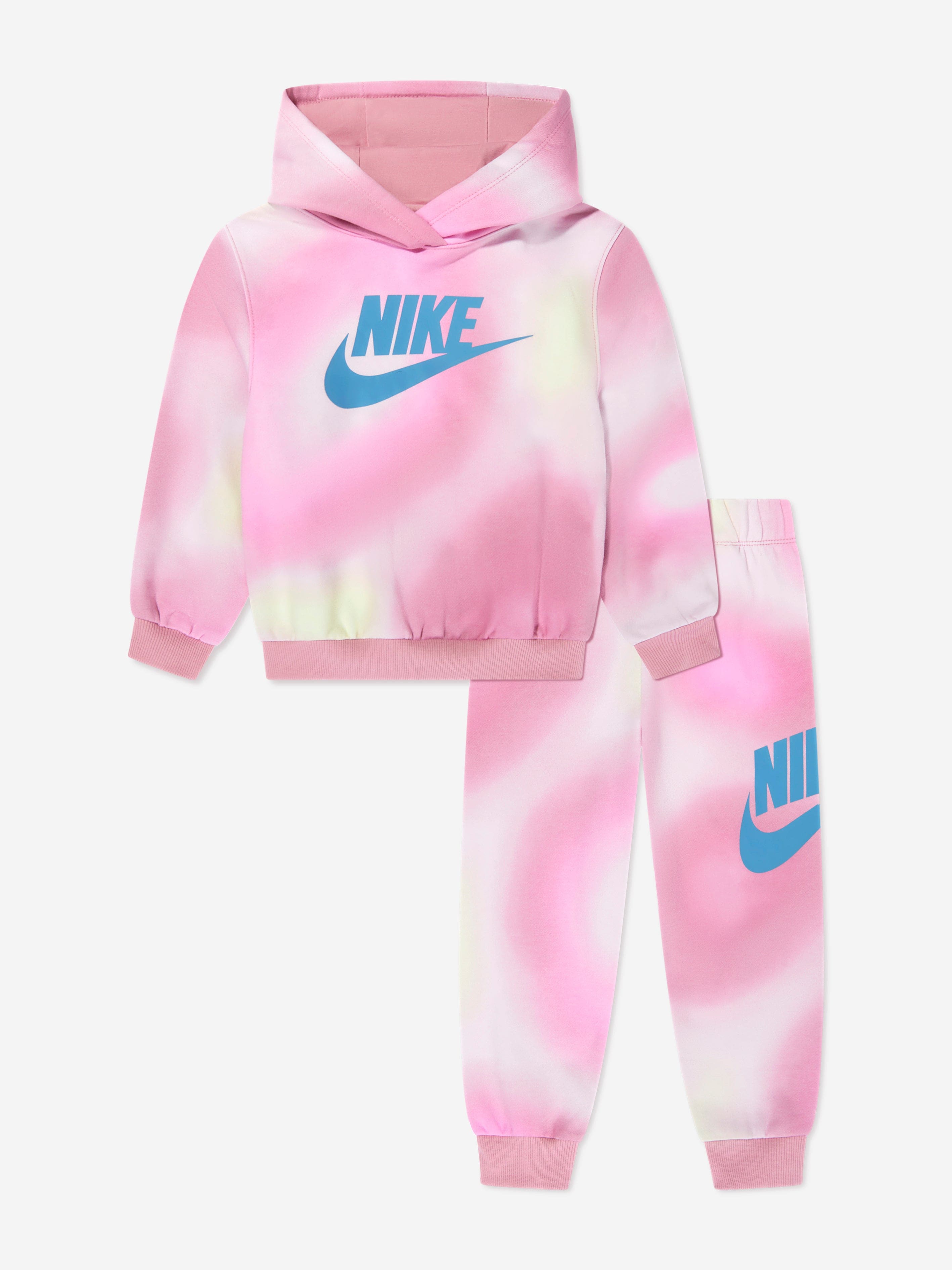 Nike Girls Solarised Tracksuit in Pink Childsplay Clothing