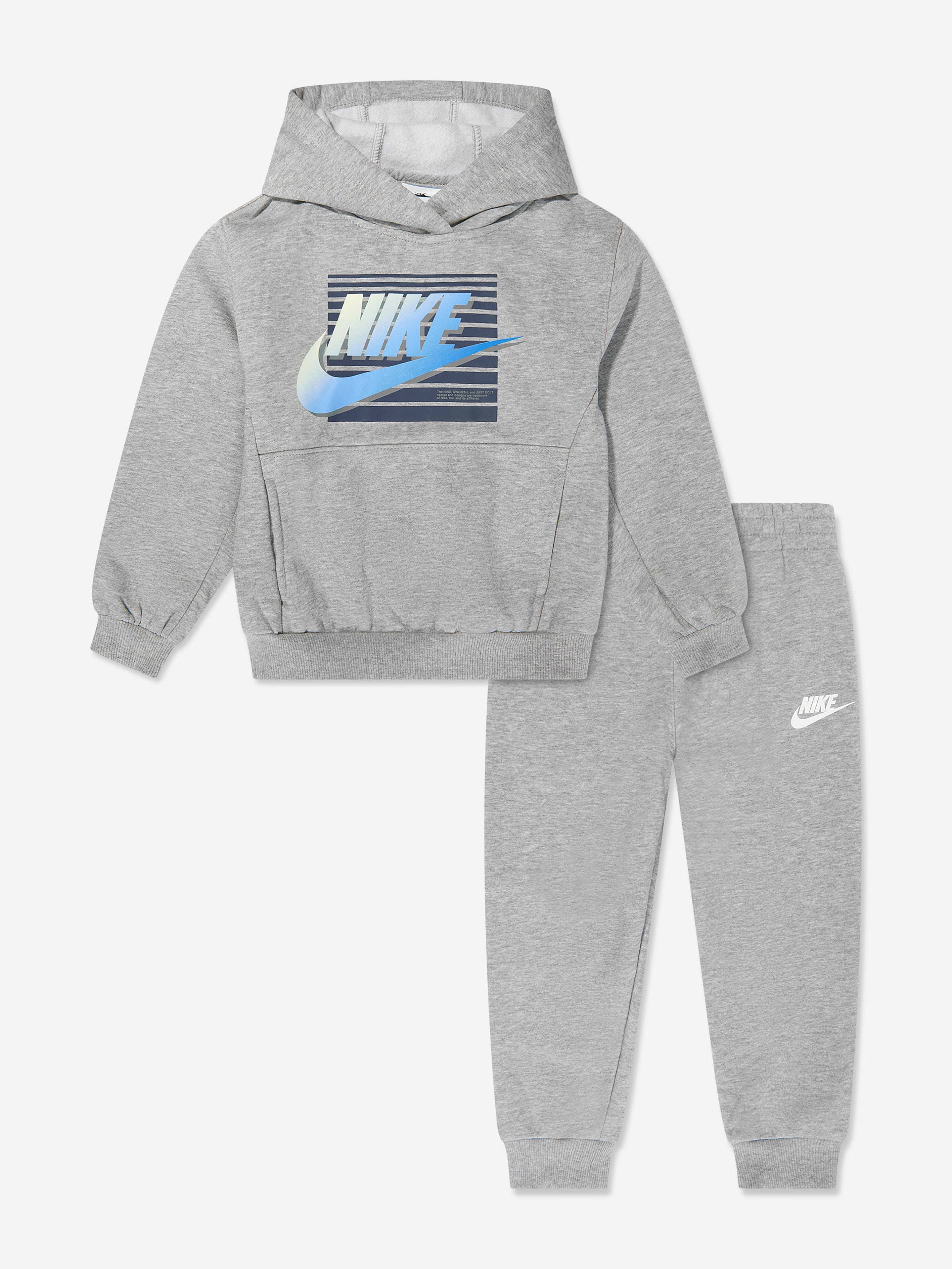 Boys nike tracksuit grey shop